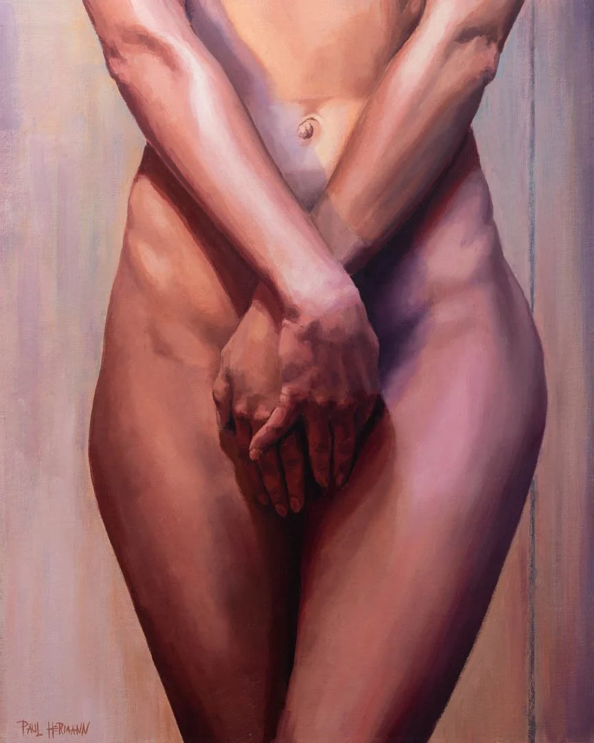 Nude not Naked - 20"x16", oil, 2019.