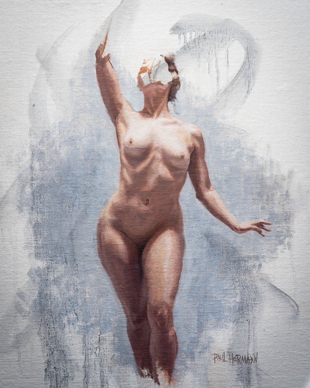 Torso Study - 18"x14", Oil, 2024.