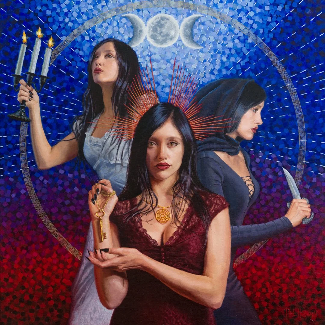 HEKATE - 36"x36", 2023.