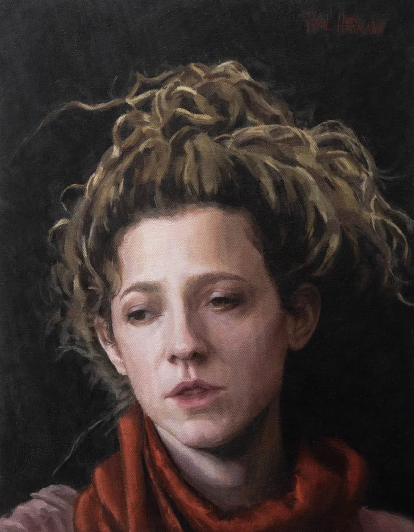 A MOMENT OF MELANCHOLY - 18"x 14", 2022.