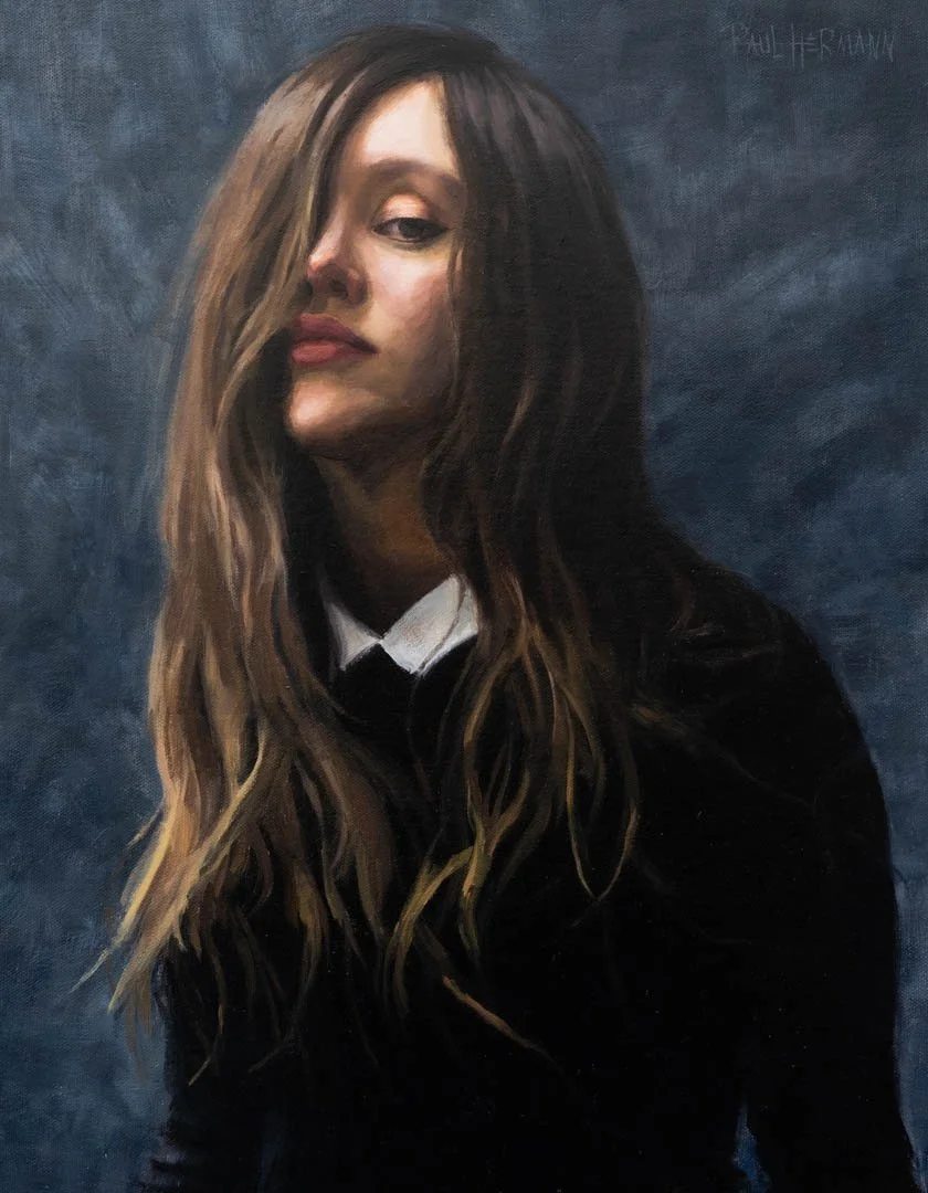 PORTRAIT OF VIOLET - 18"x14", 2021.