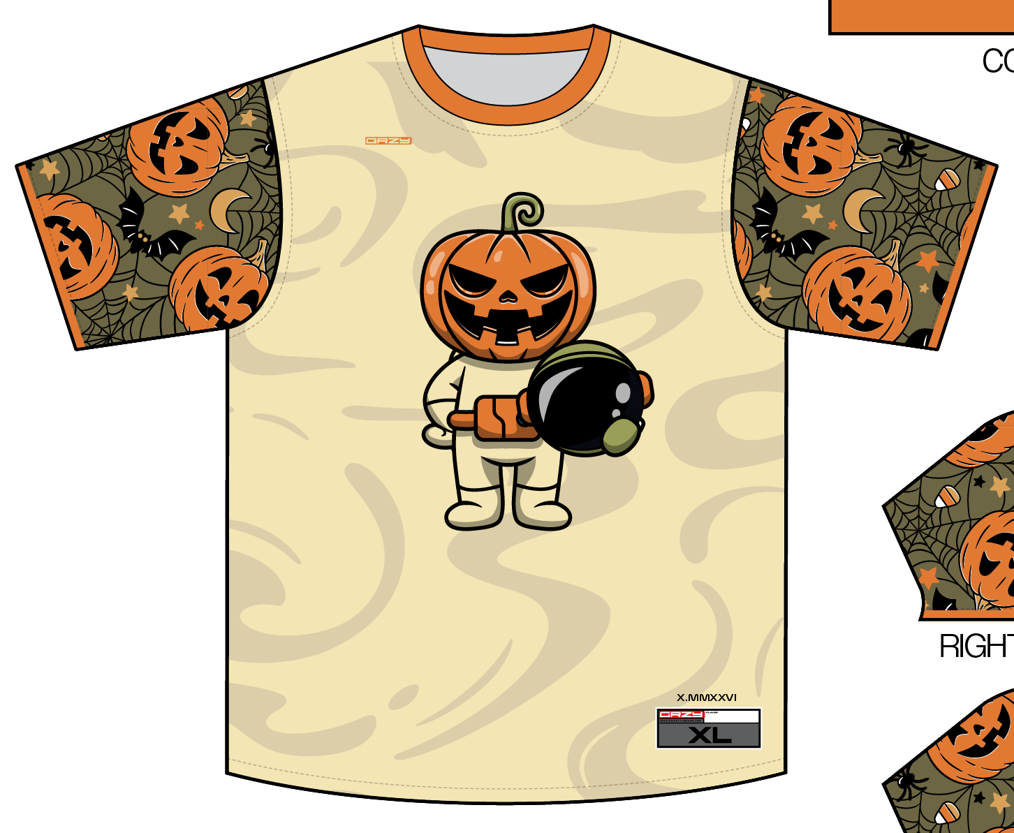 Jack-o-Lantern Astronaut Jersey