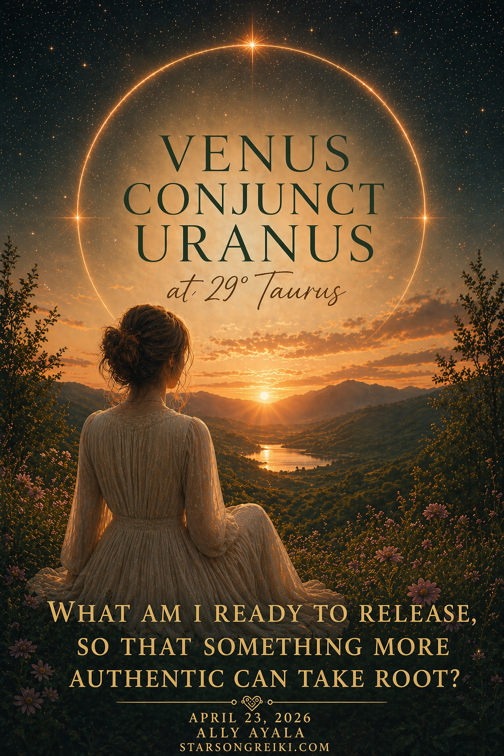 Venus Conjunct Uranus at 29-Taurus