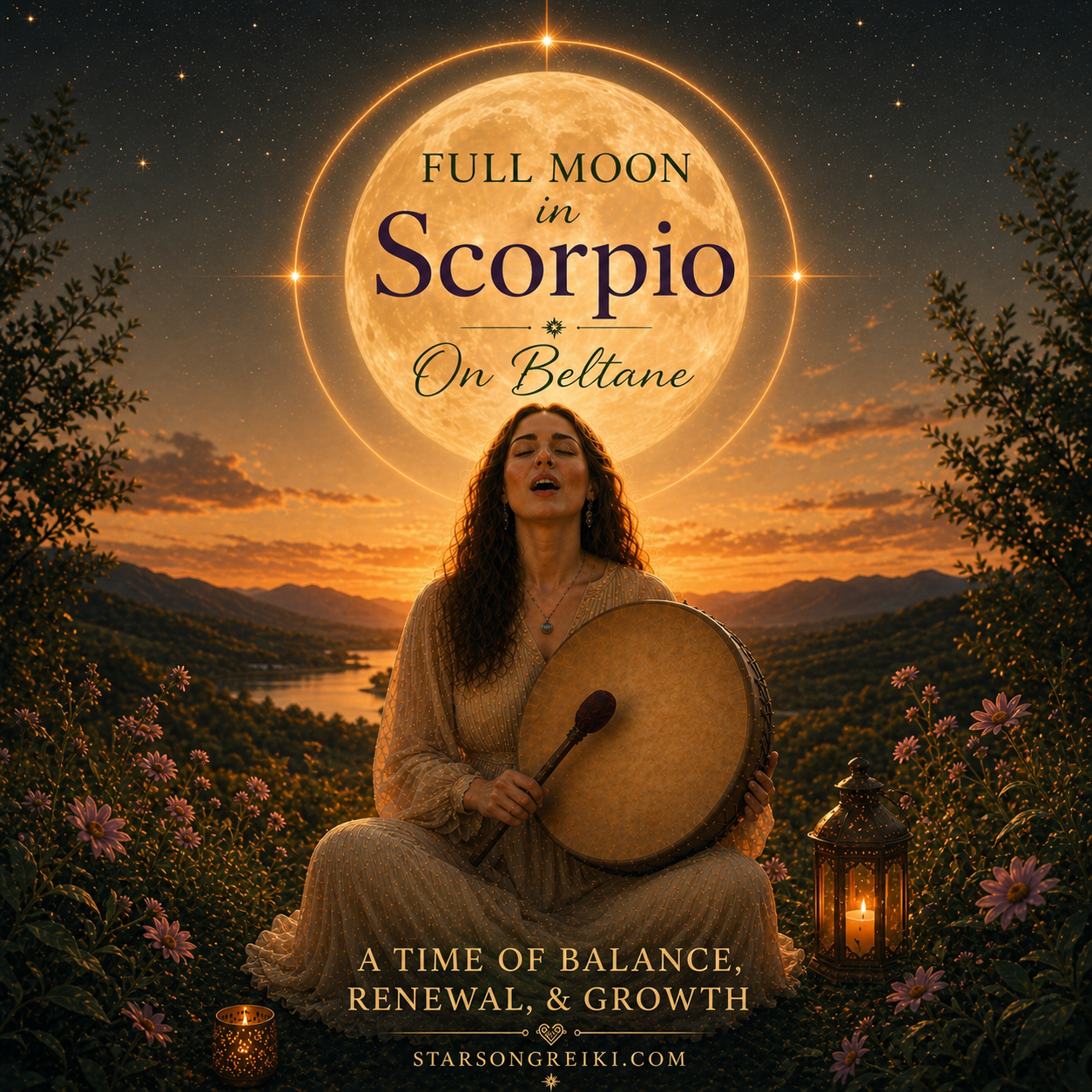 Full Moon in Scorpio on Beltane