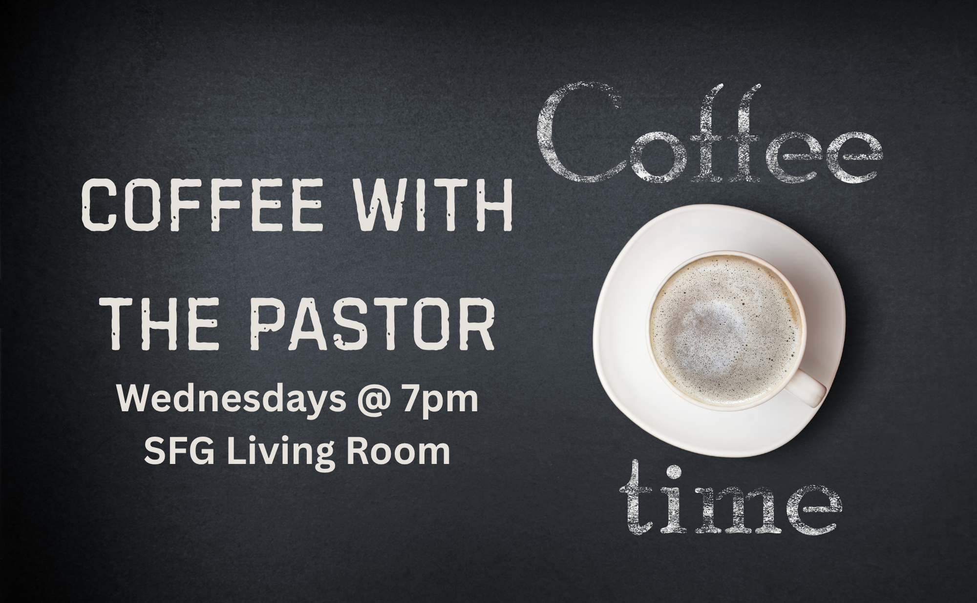 Coffee with the Pastor