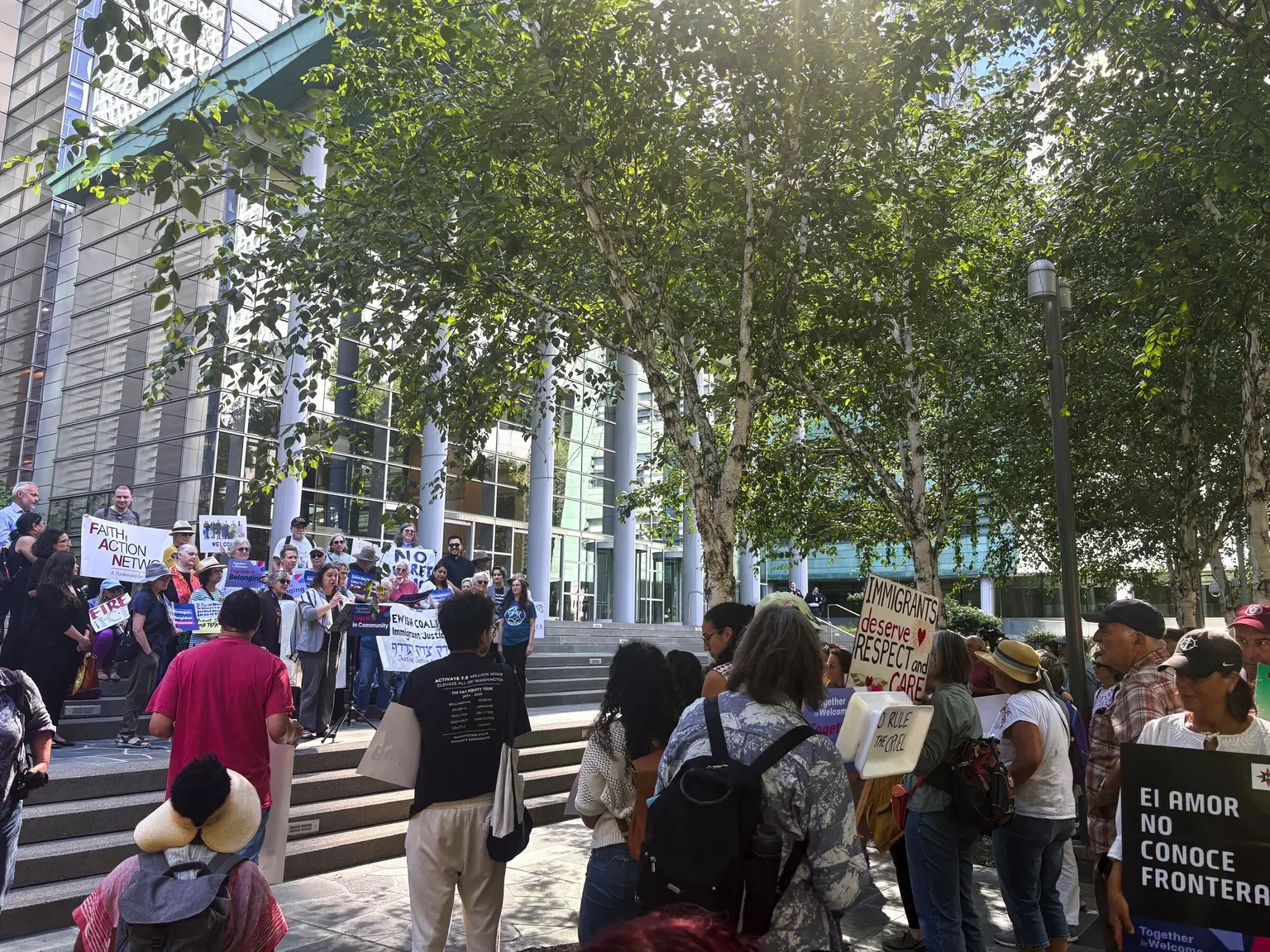 Seattle Times | Seattle faith leaders gather for vigil in solidarity with immigrants