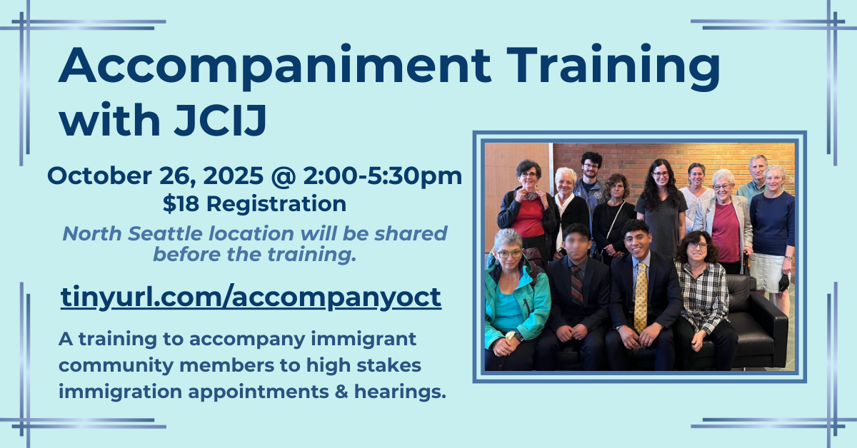 Accompaniment Training for New Volunteers