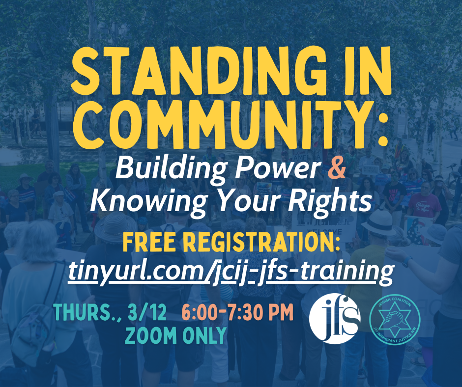 Standing in Community: Building Power & Knowing Your Rights