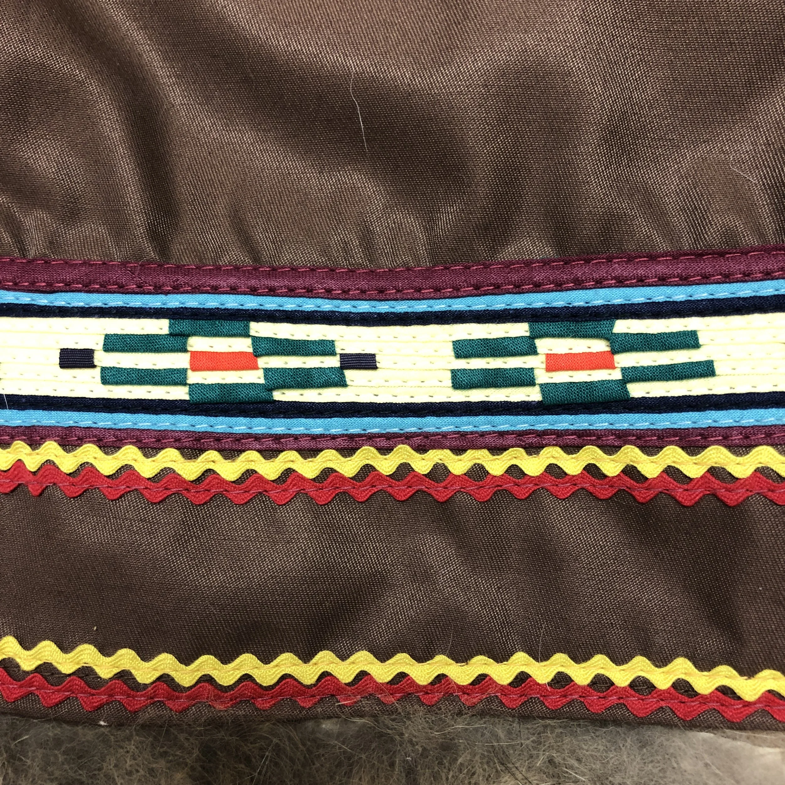 Delta braid detail