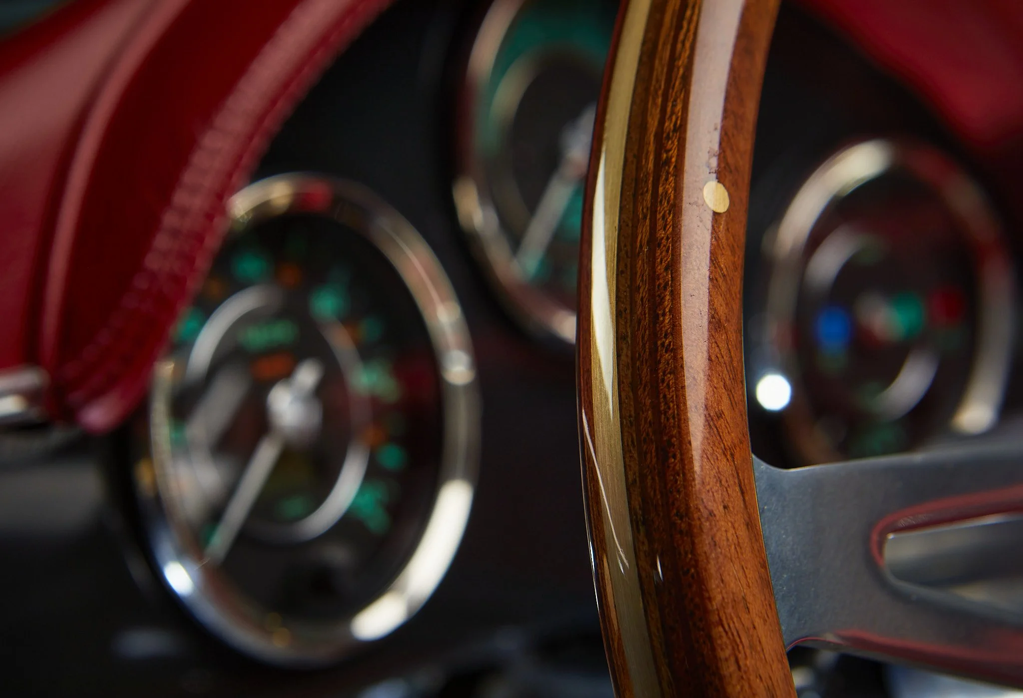 Detail from a Vintage Motorcars of California Speedster.