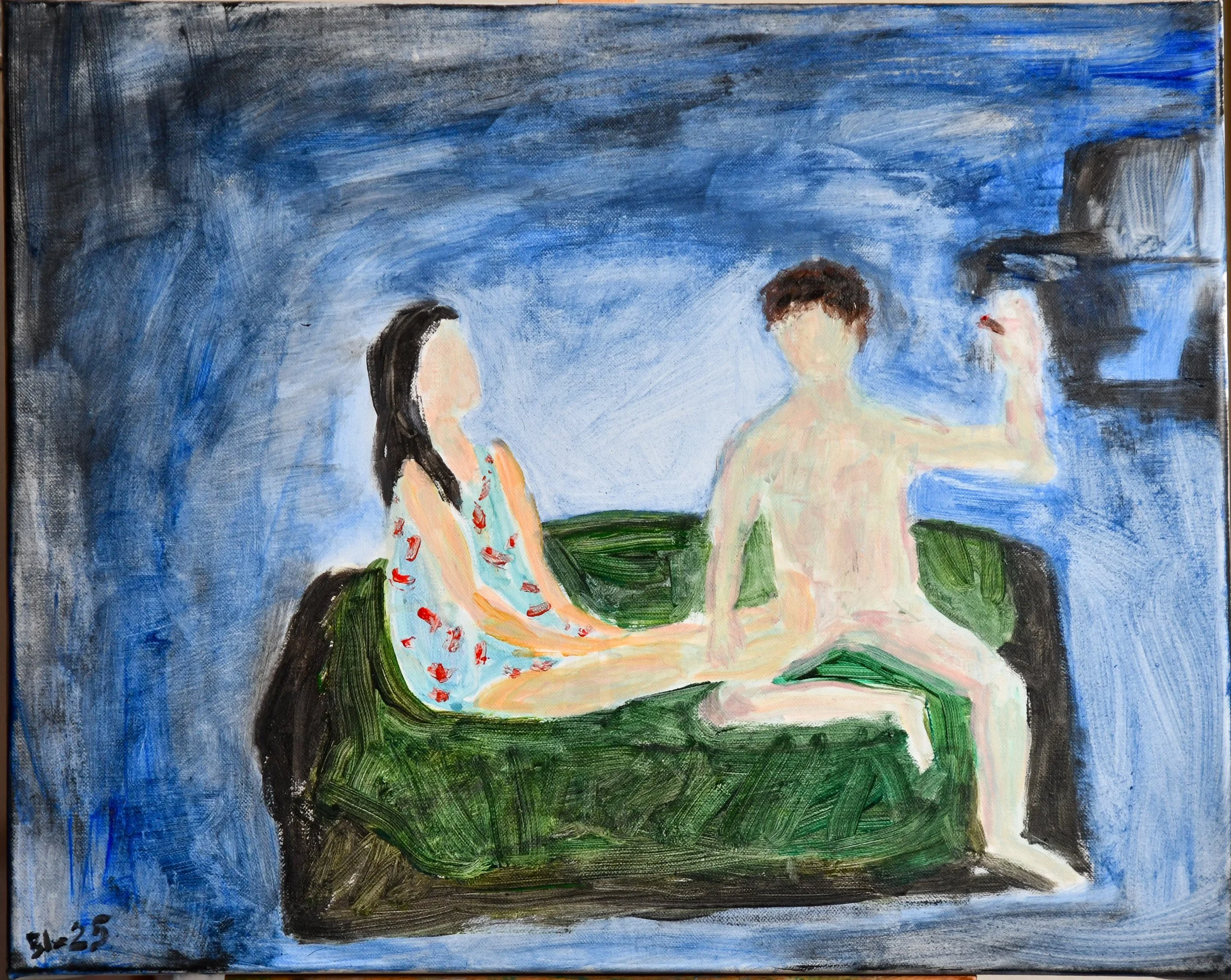 Friends, Acrylic on Canvas, 2025