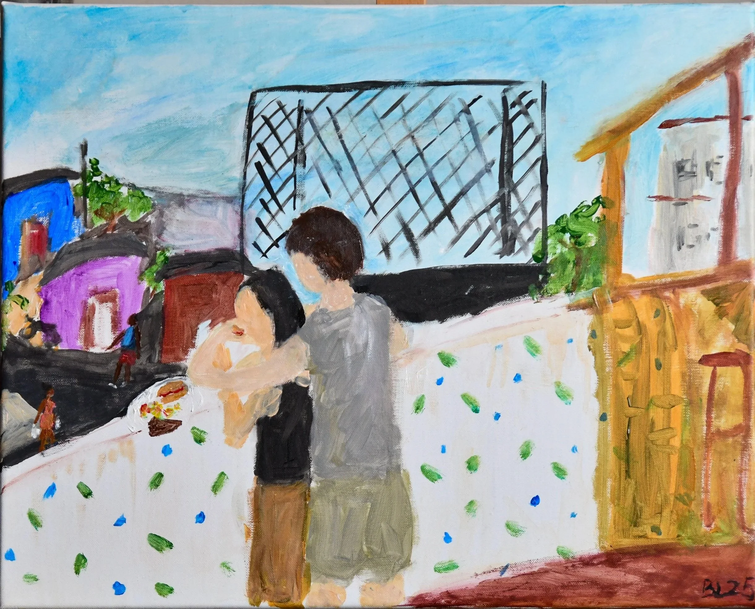 Lovers, Acrylic on Canvas, 2025
