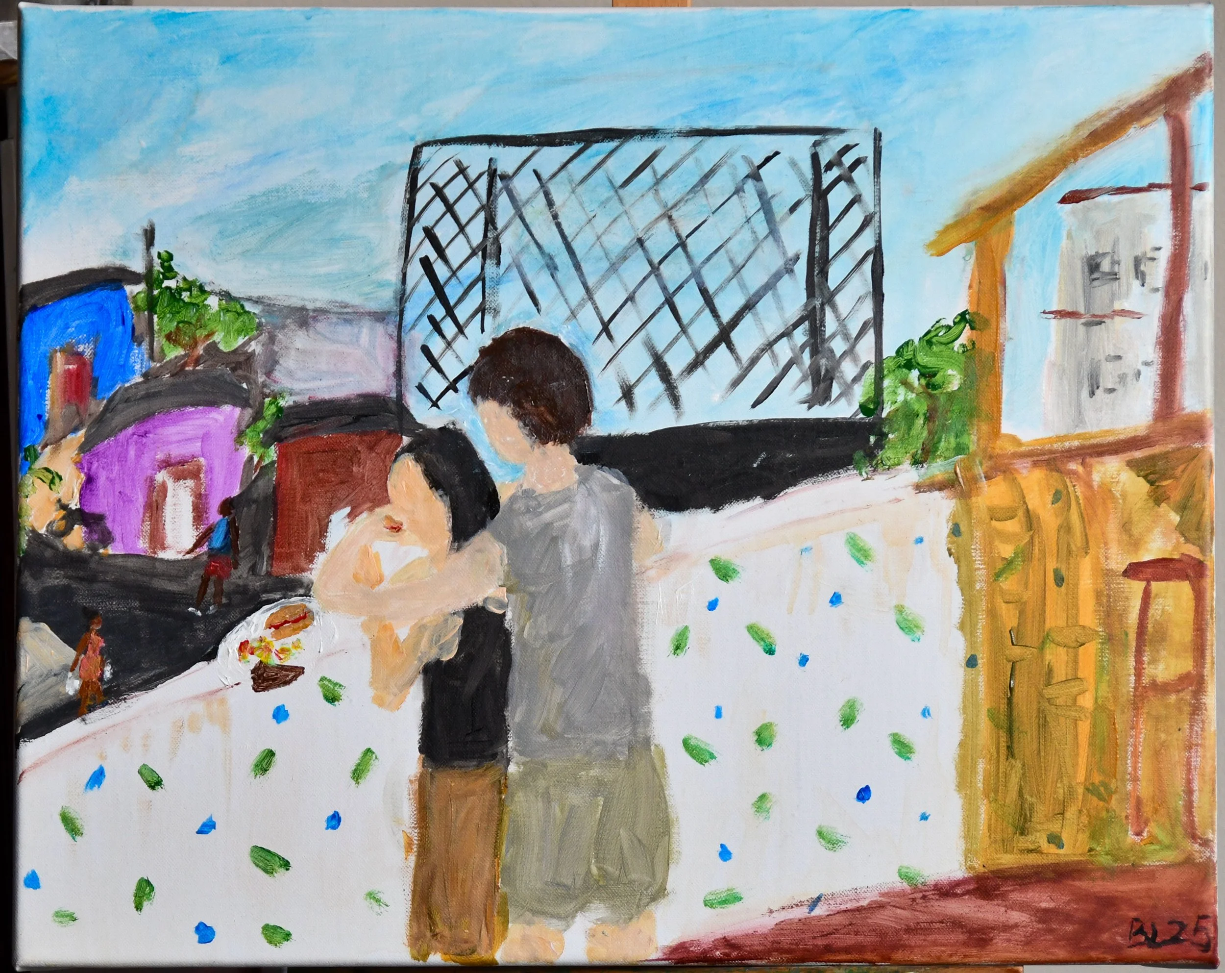Lovers, Acrylic on Canvas, 2025