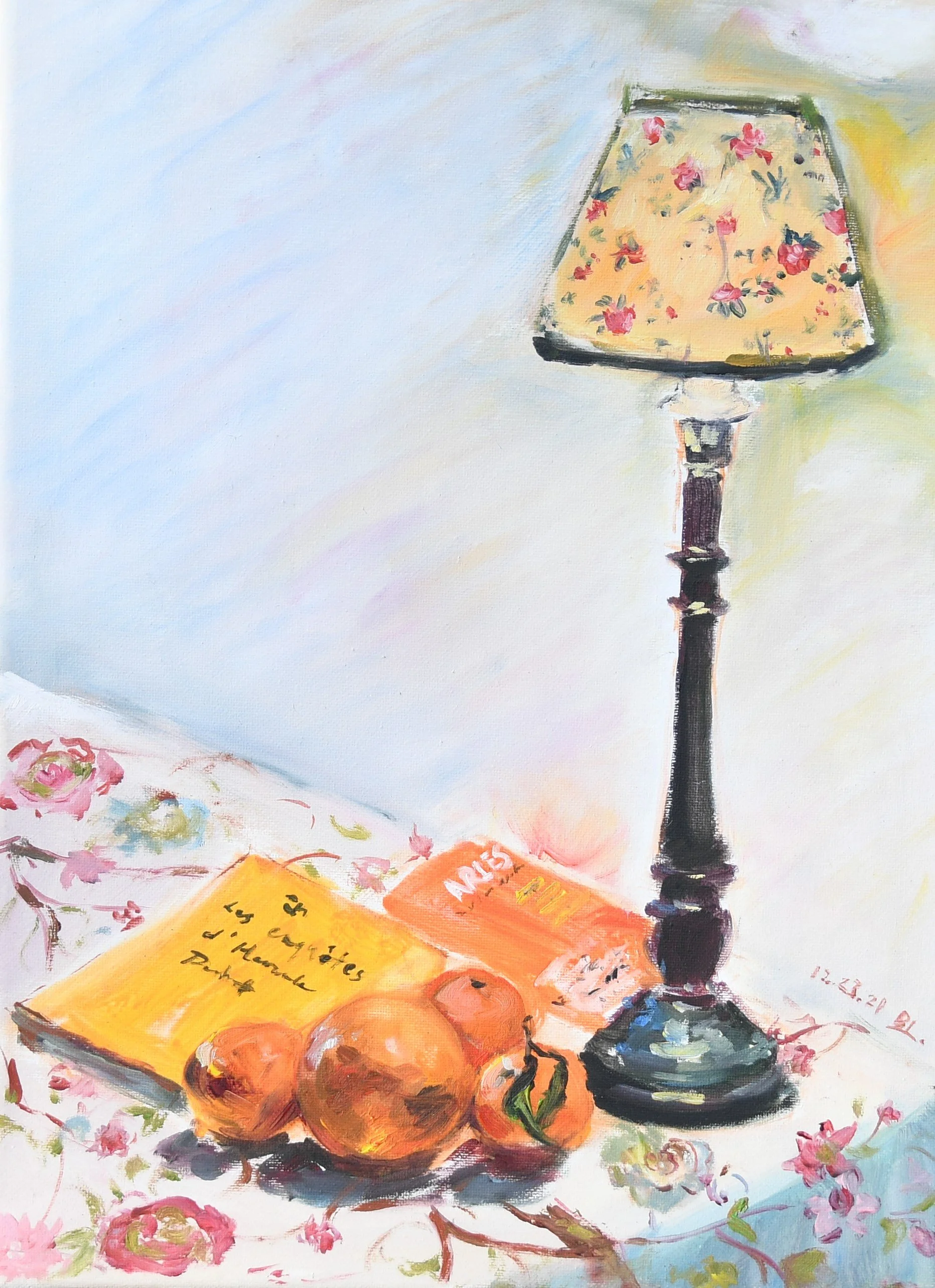 Oranges, Arles, Oil on Canvas, 2021