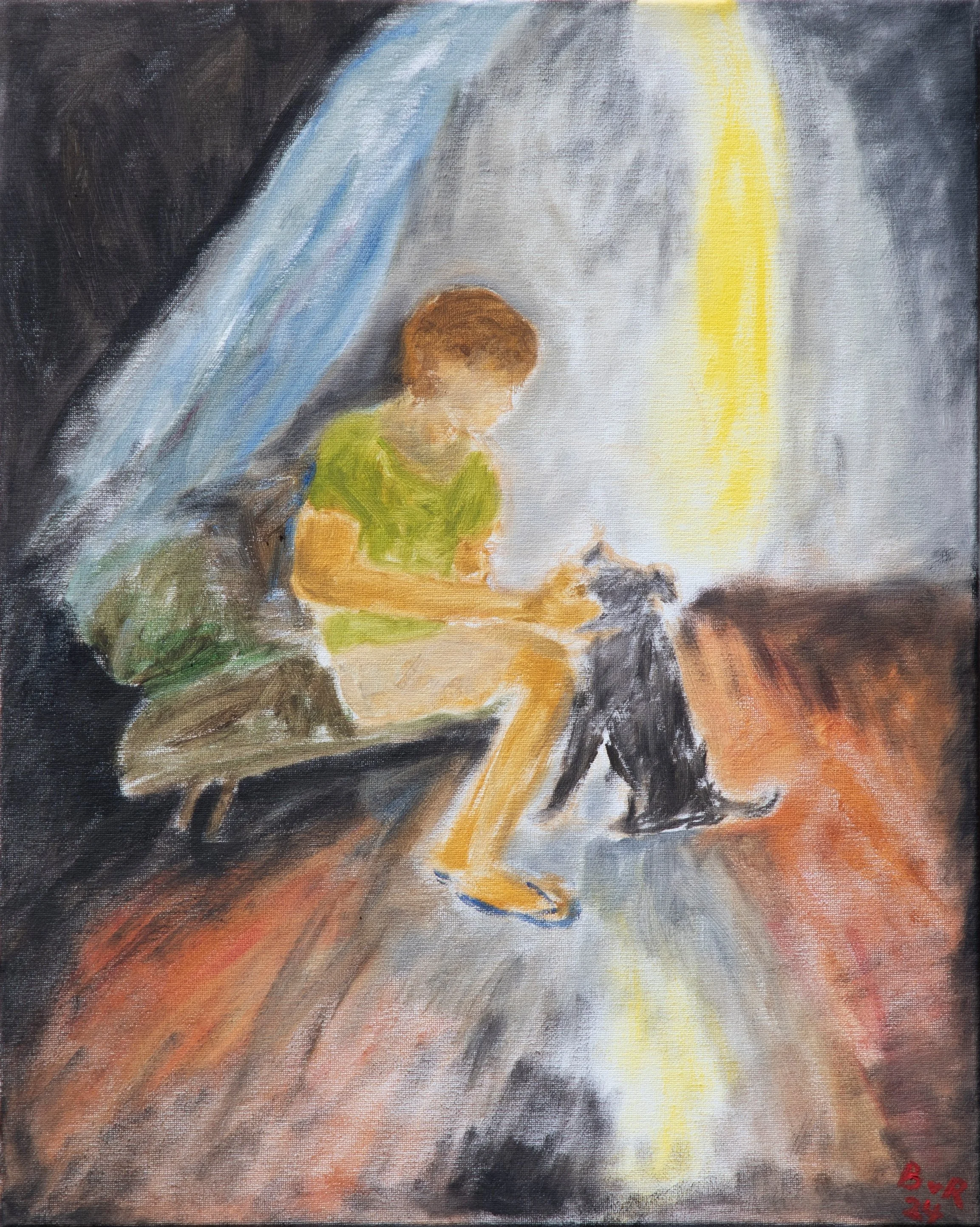 Rafael, Oil on Canvas, 2024