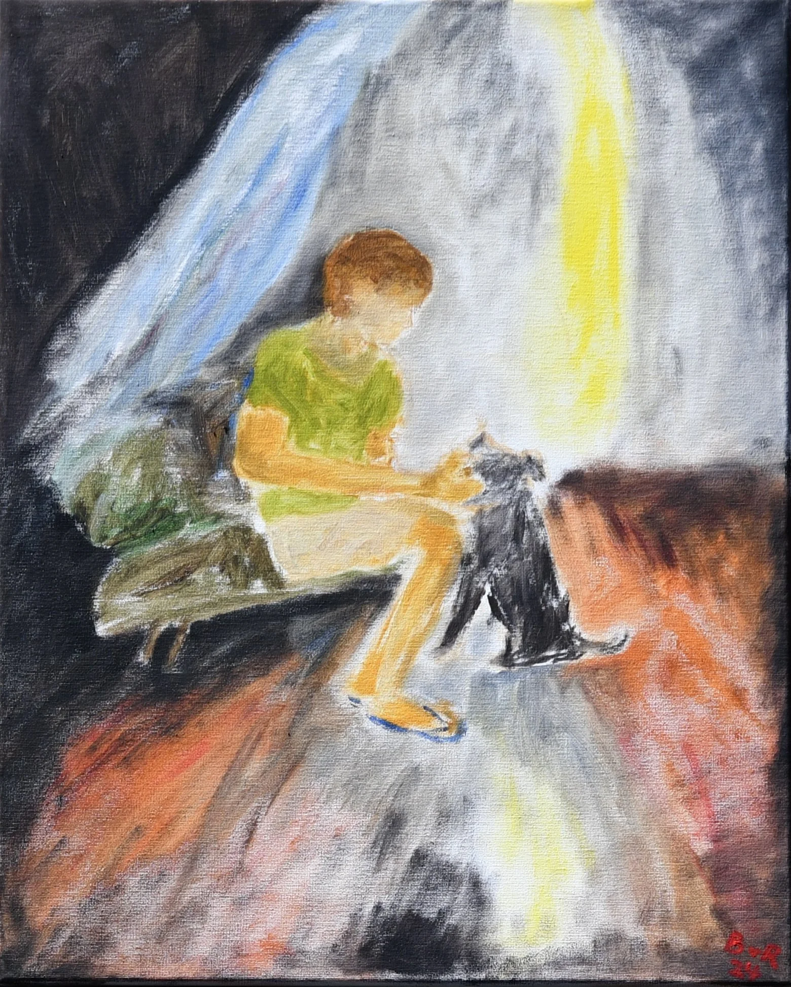 Rafael, Oil on Canvas, 2024