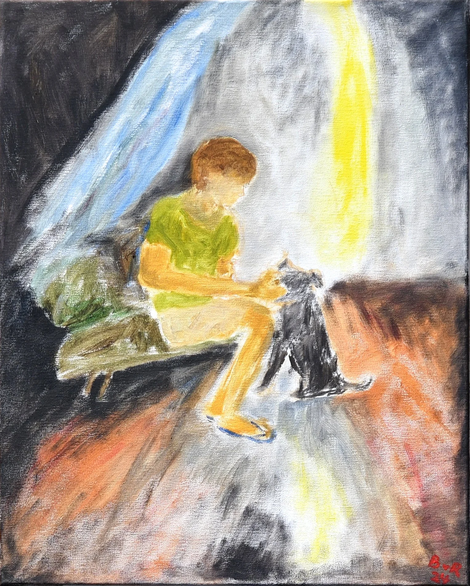Rafael, Oil on Canvas, 2024