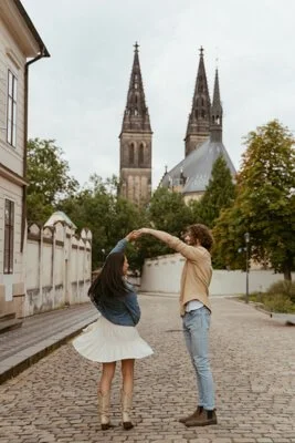Neska + Marek couple photoshoot Vyšehrad