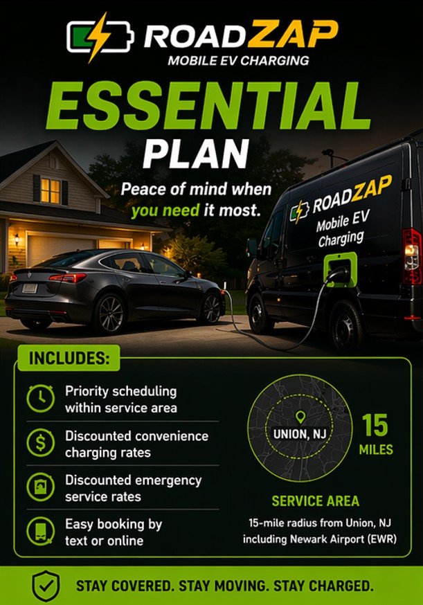 Mobile EV Charging Essential Subscription