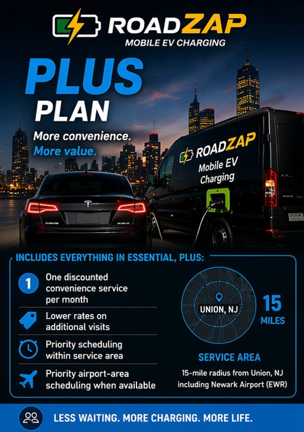 Mobile EV Charging Plus Subscription