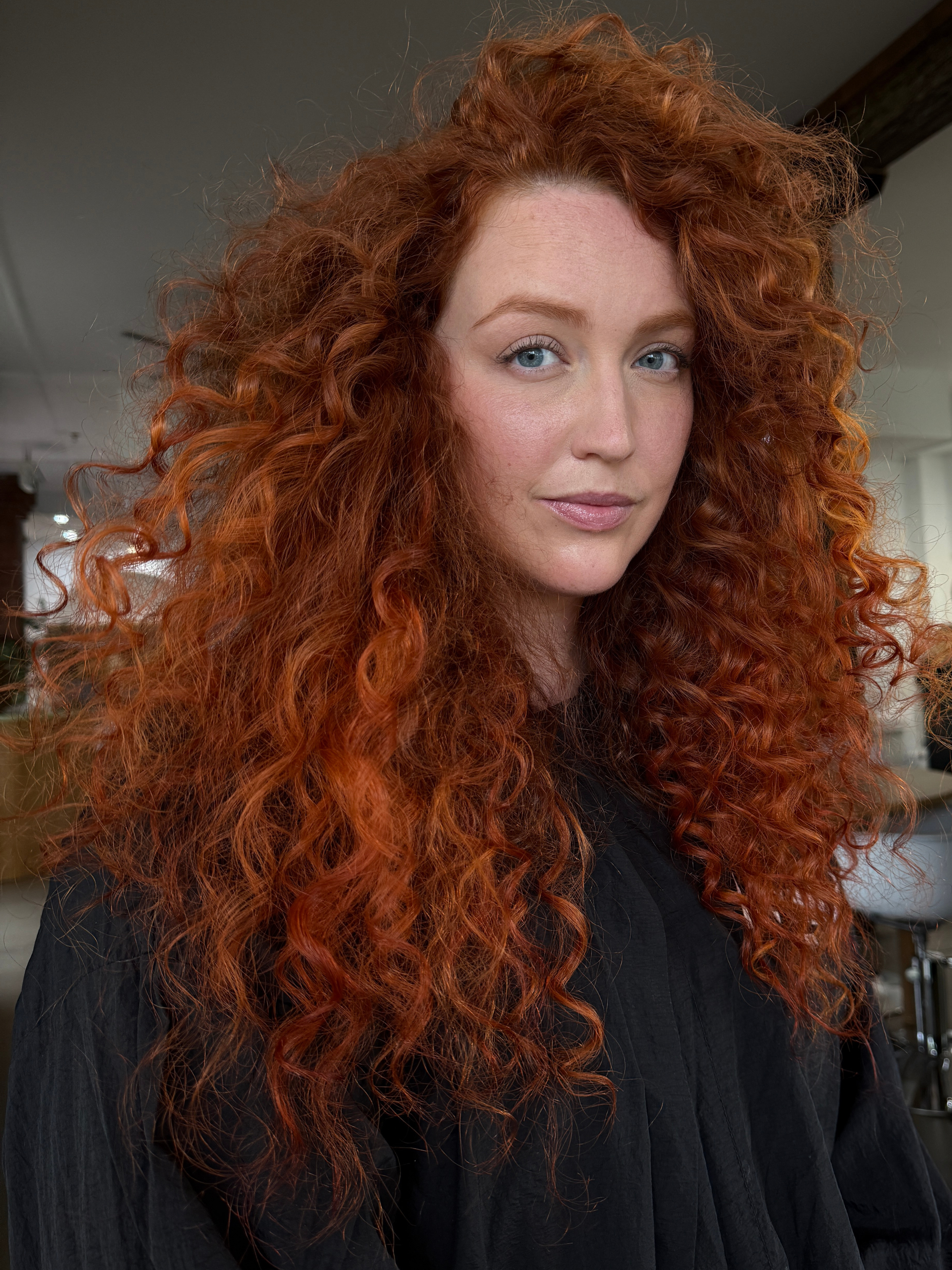 copper red hair extensions curly