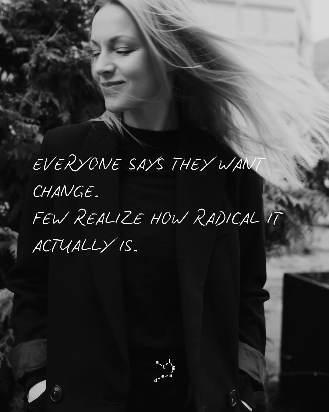 Everyone wants change until it asks for discipline.
Until it requires you to audit what you&nbsp;feed your system &mdash; what you watch, say, eat, scroll, believe.

Transformation isn&rsquo;t magic; it&rsquo;s molecular.
Each repetition, each breath