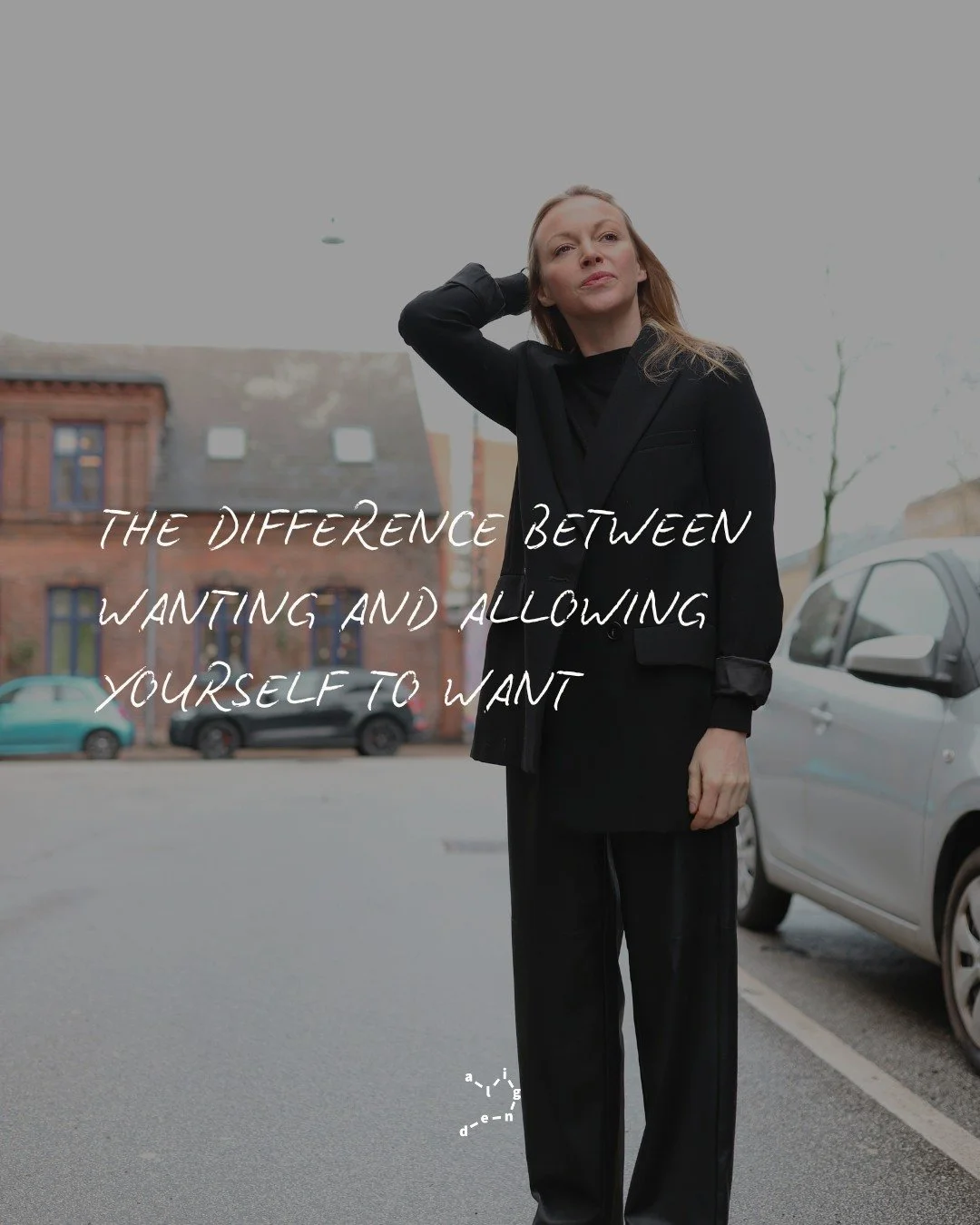 You know what you want.
You just don't let yourself feel it. Because somewhere along the way, you learned that wanting is dangerous. That if you let yourself want something &mdash; really want it &mdash; and you don't get it, it will break you.

So y