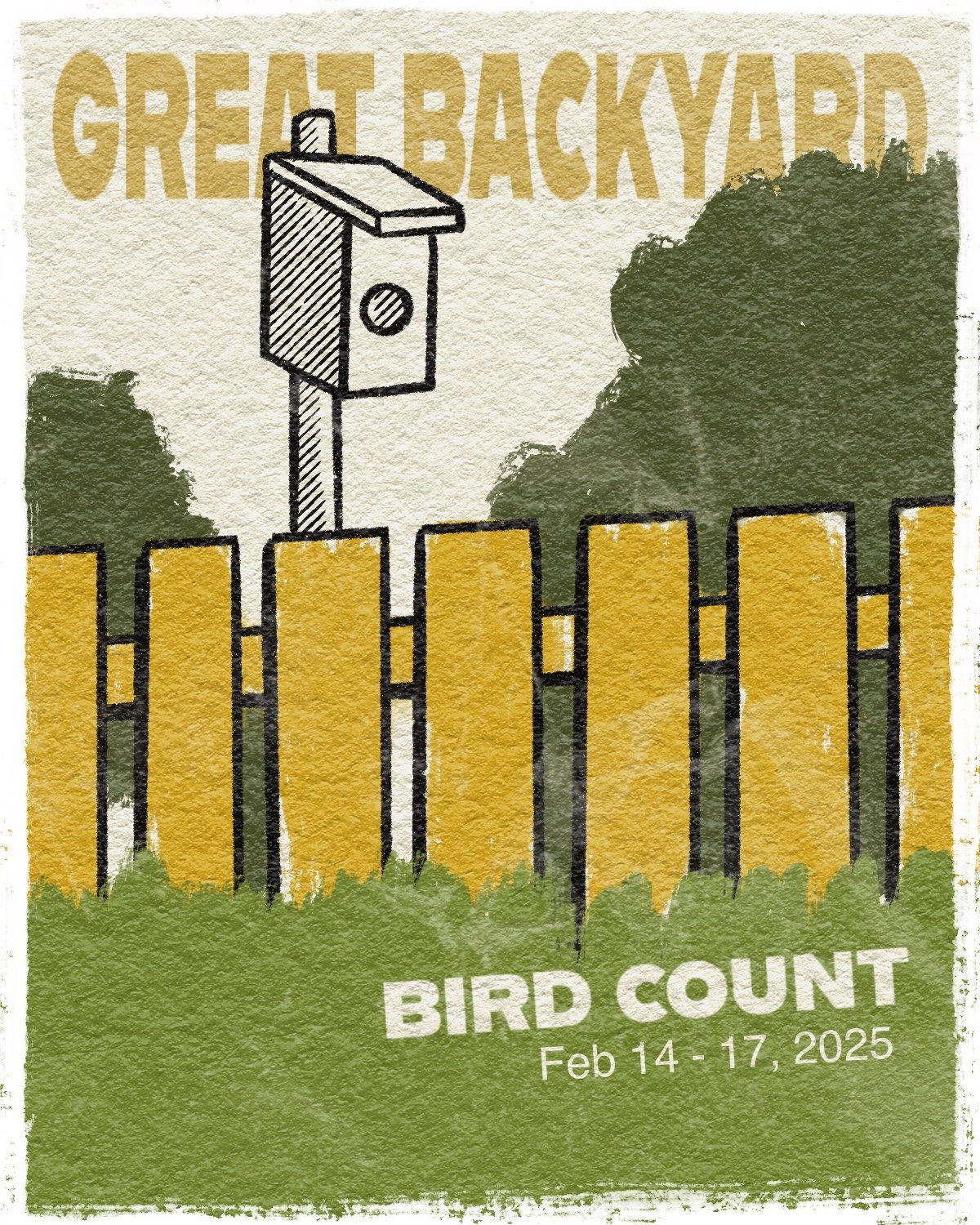 Great Backyard Bird Count Poster - Procreate