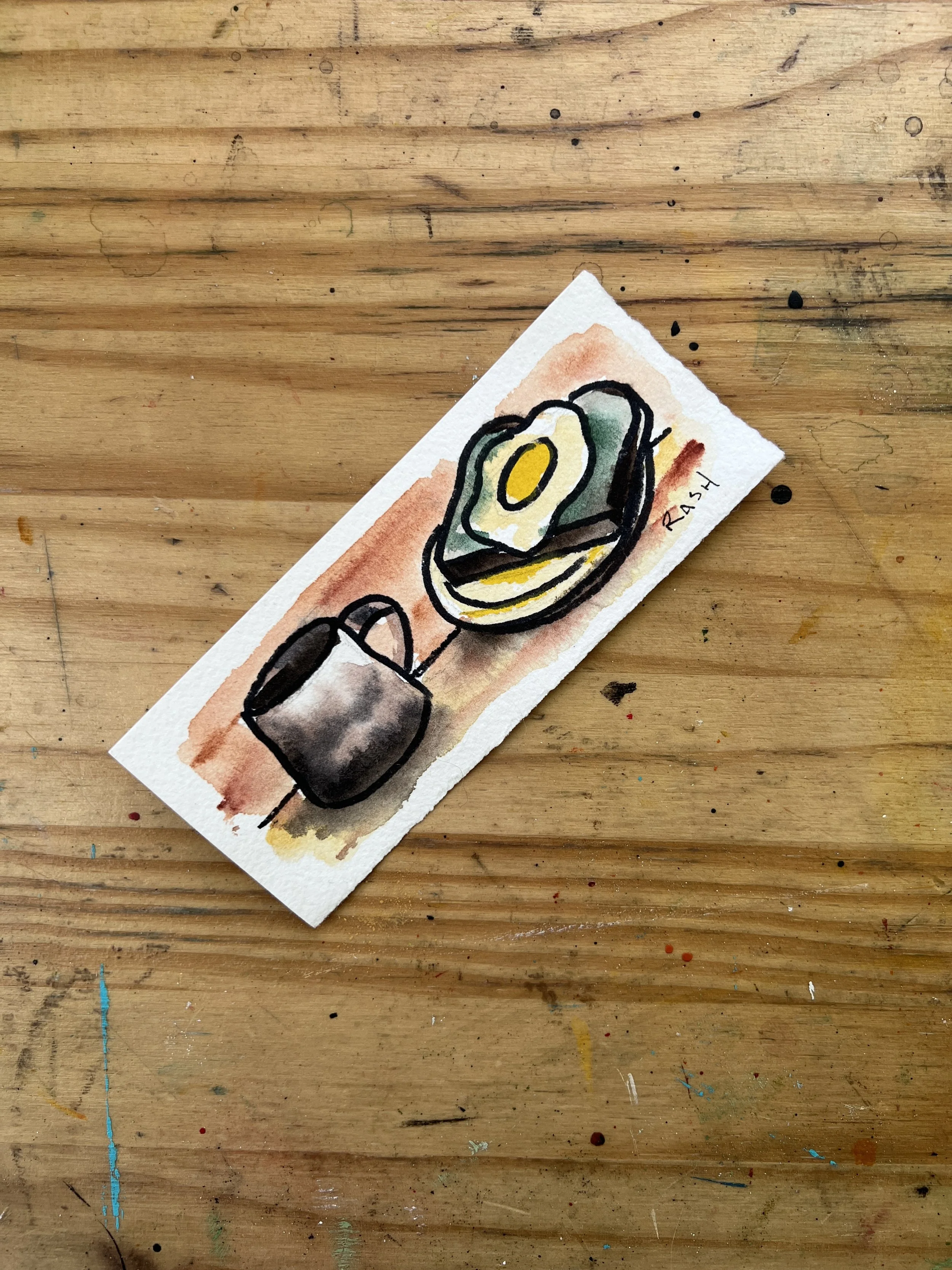 Daily Mini Painting - Breakfast