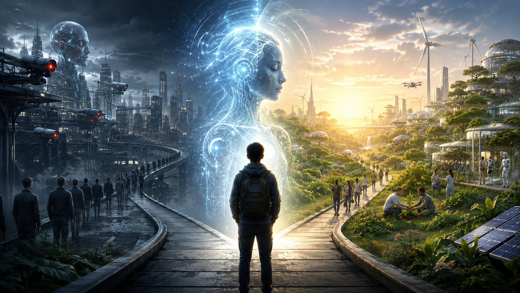 The Two Futures of Artificial Intelligence: Domination or Care