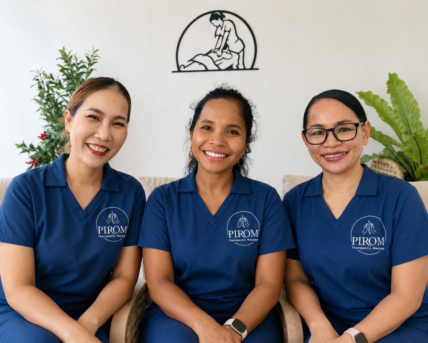 Tna, Beer and Kiwi are massage therapist at Pirom therapeutic massage queenstown studio