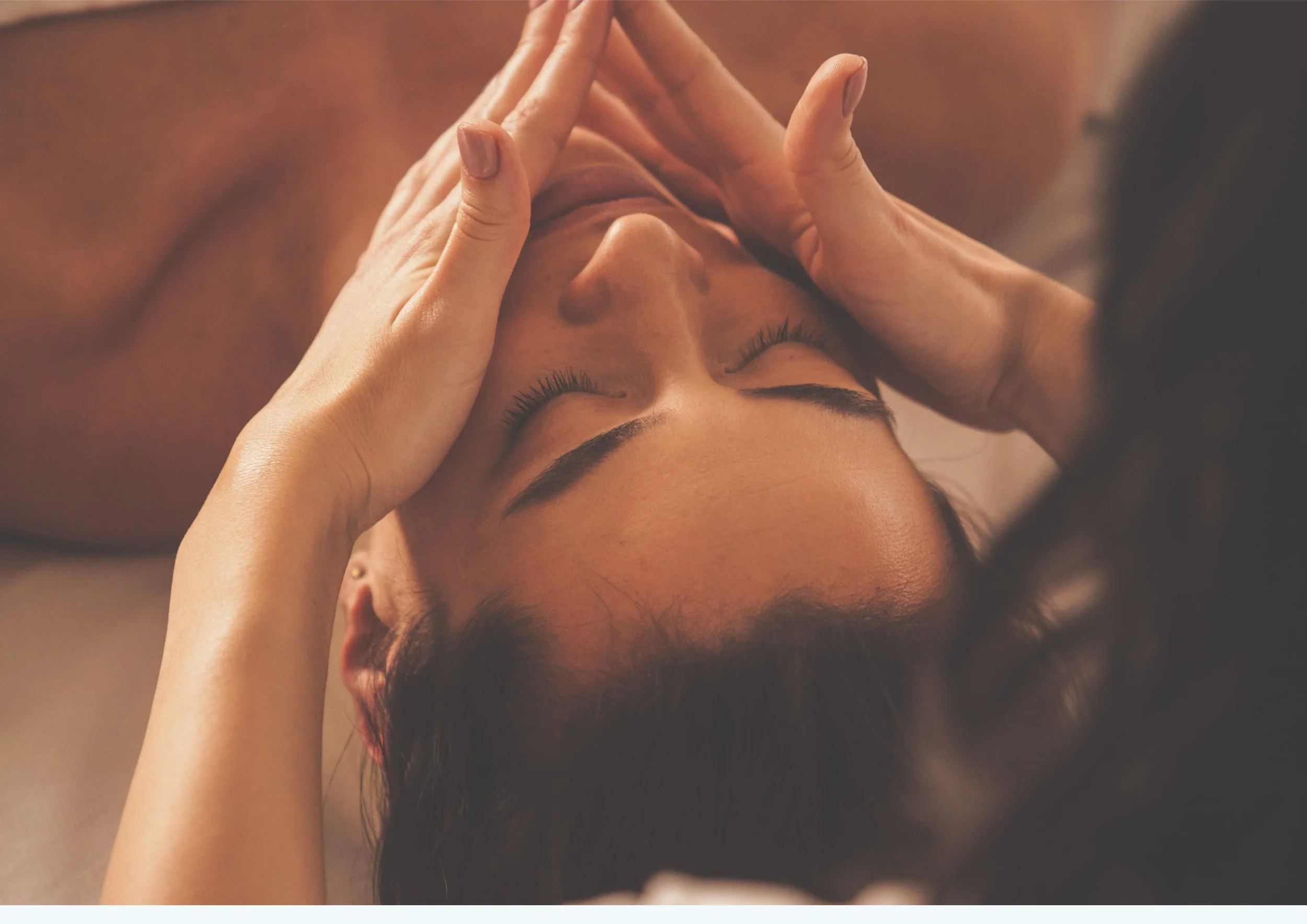 Facial tension release in Pirom Reset