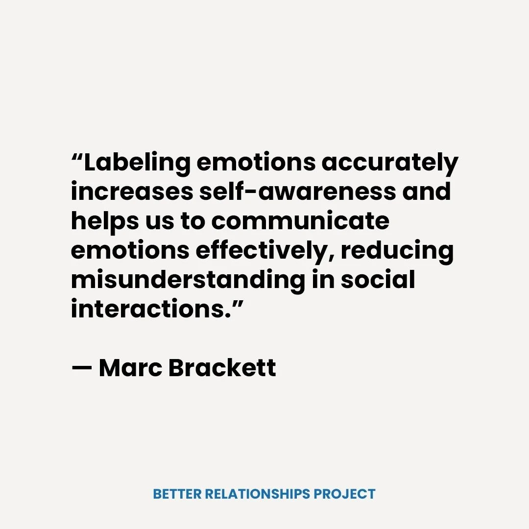 A hallmark of emotional intelligence is being able to identify emotions in order to make sense of what we are feeling.
Studies indicate those with a greater vocabulary for labeling a specific emotion may have better self-regulation and decision-maki