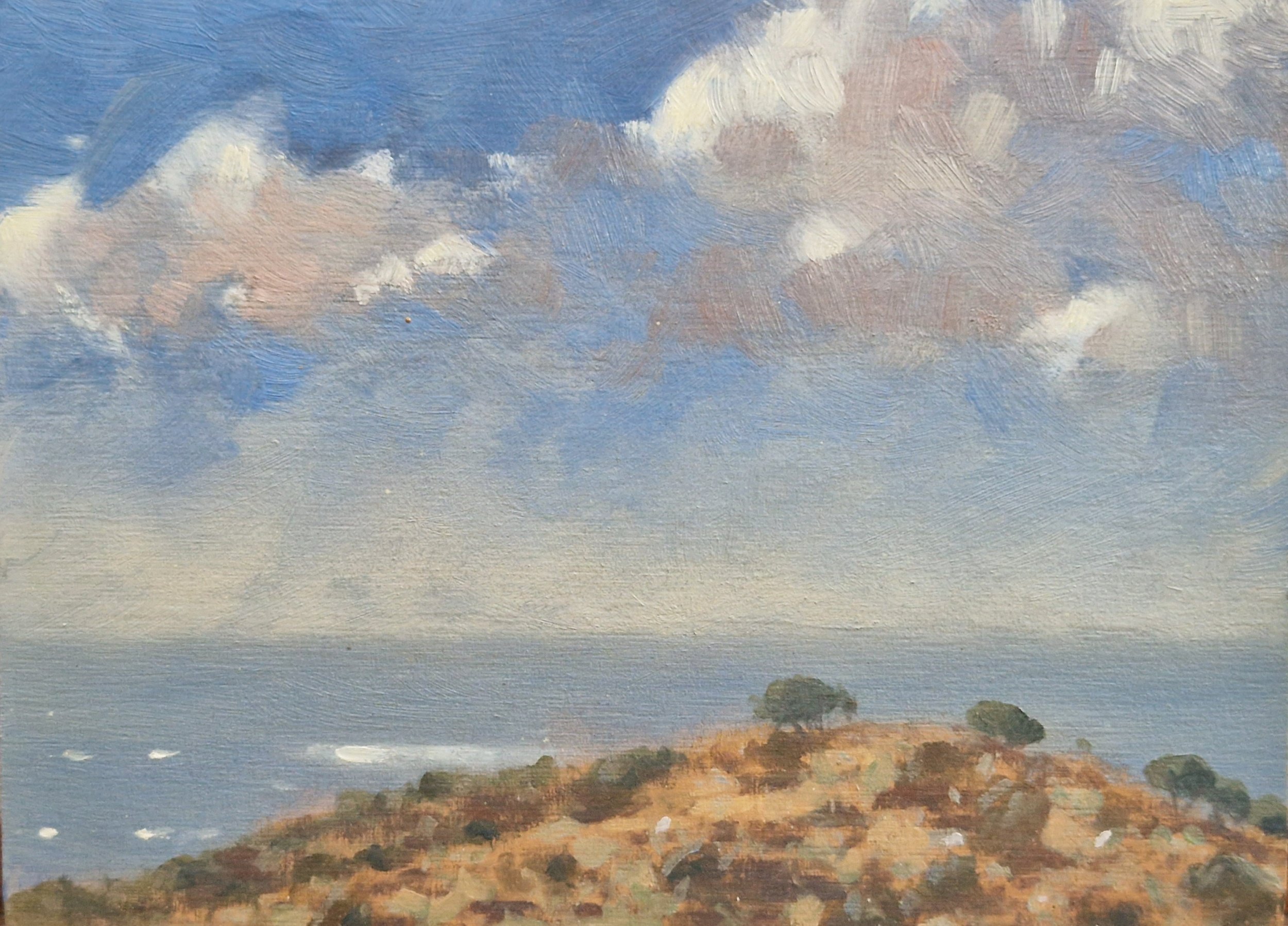 The Libyan Sea,
Oil on panel, 8x6 inches
