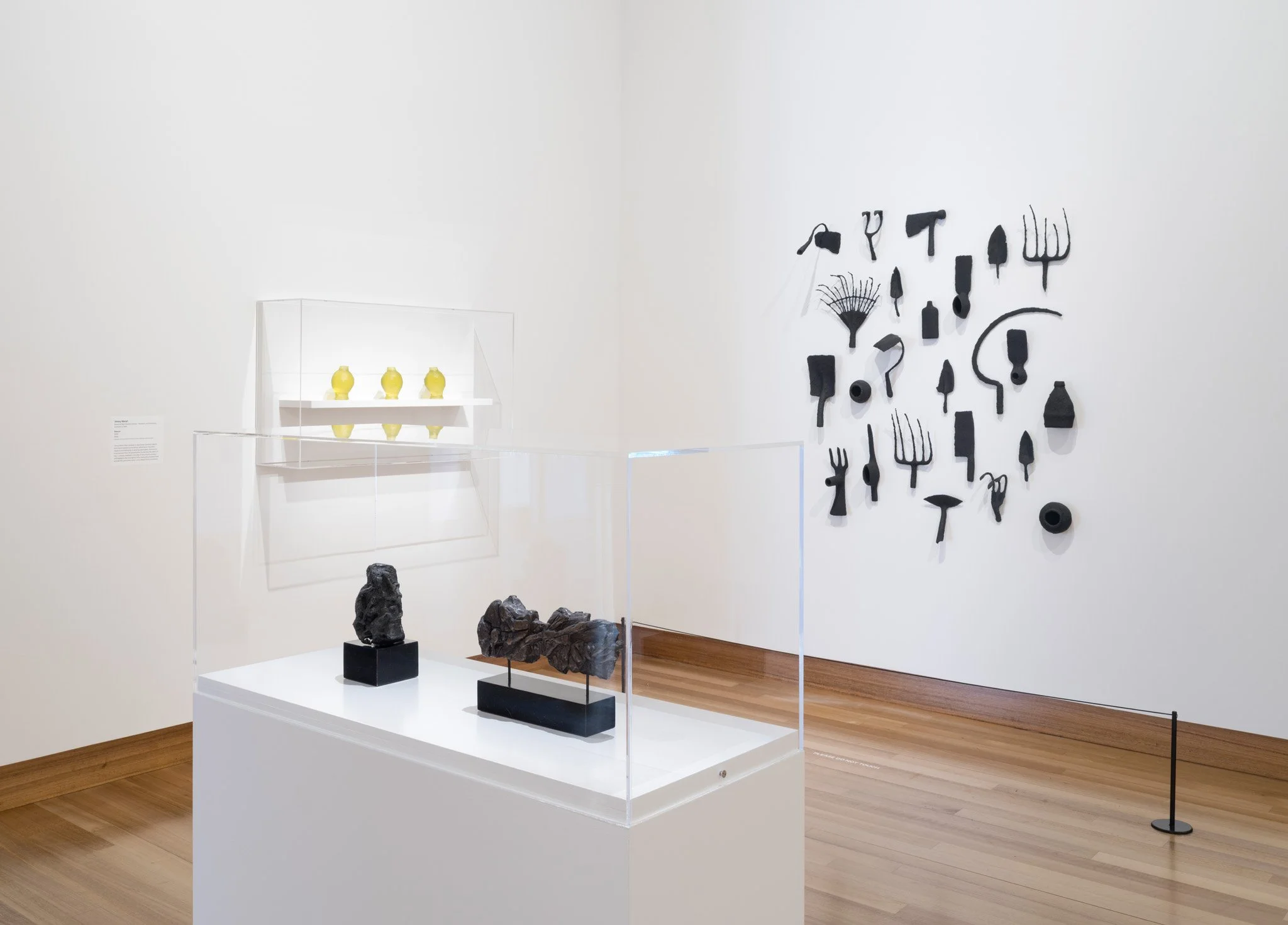 Bev Moon - The Lands Turned Beneath Their Hands. Installed at Christchurch Art Gallery Te Puna o Waiwhetū. Photo: John Collie
