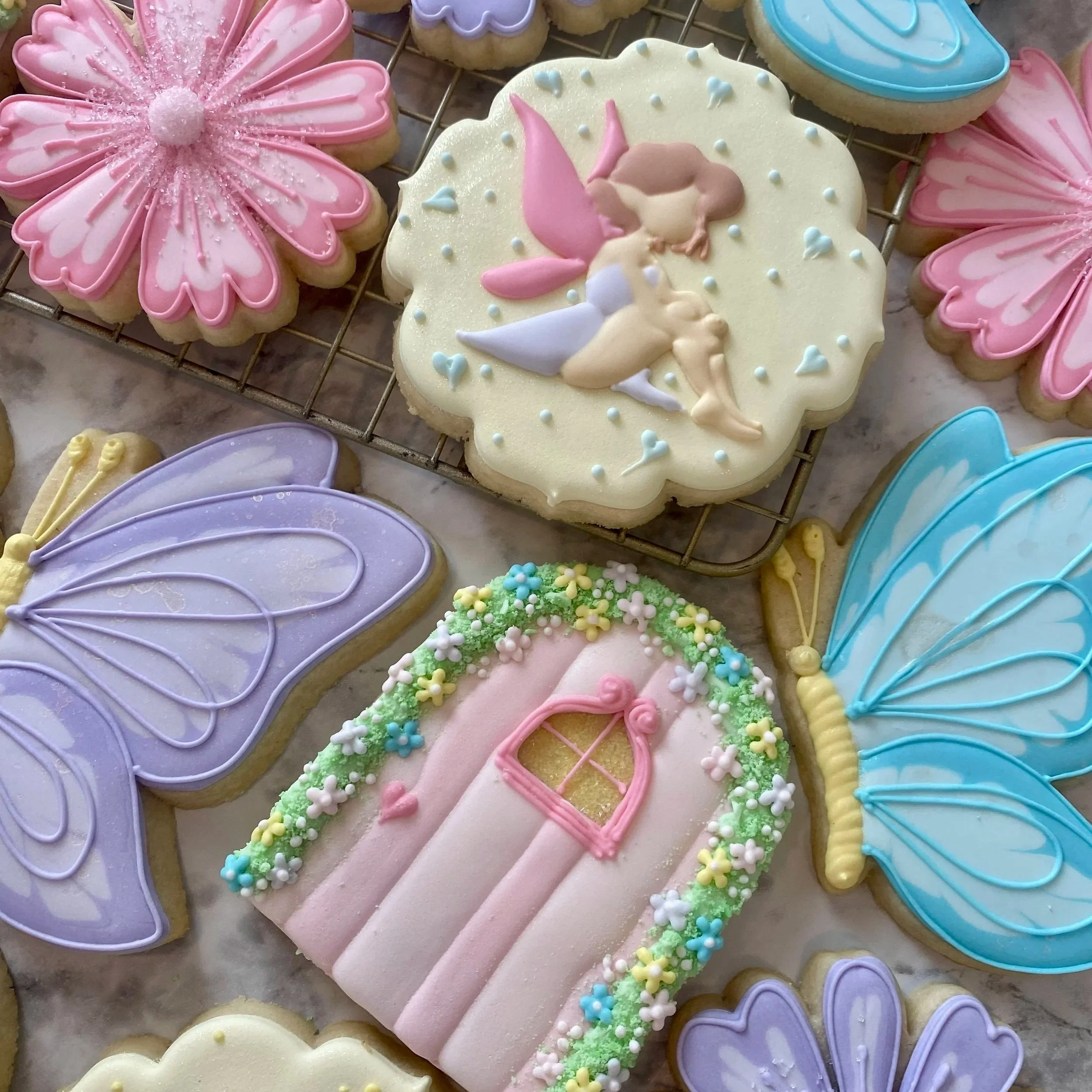 Fairy Themed Sugar Cookies