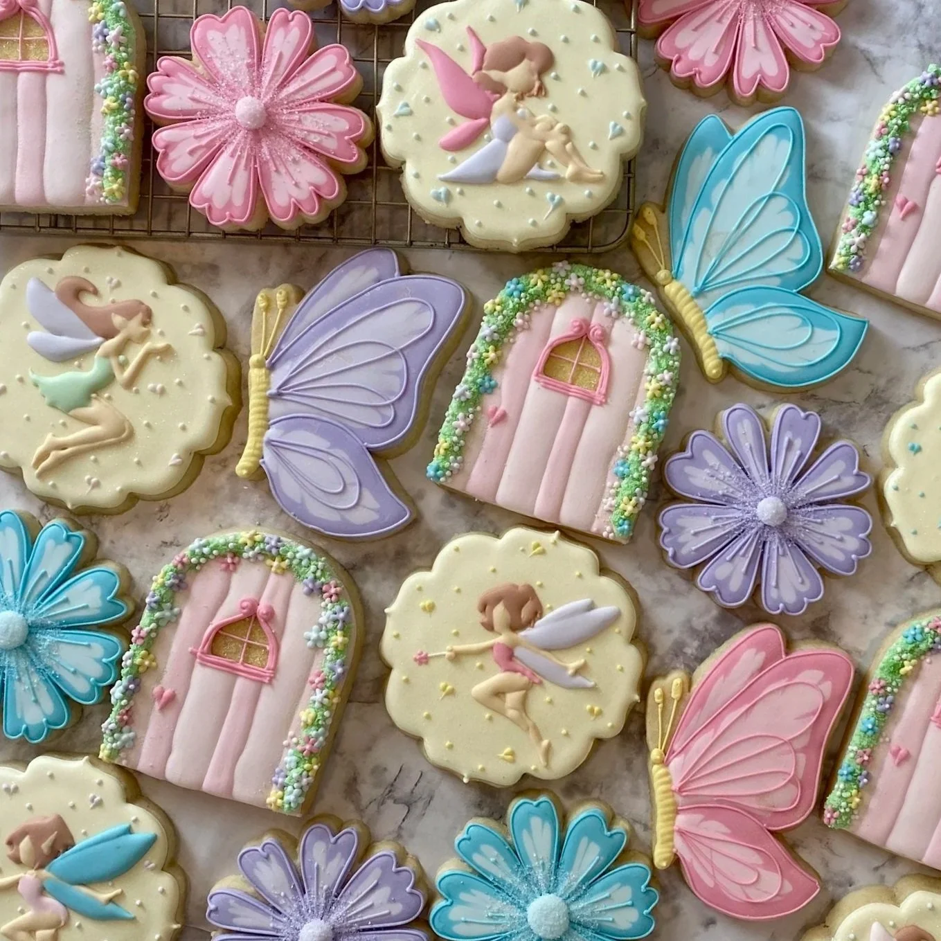 Fairy Themed Sugar Cookies