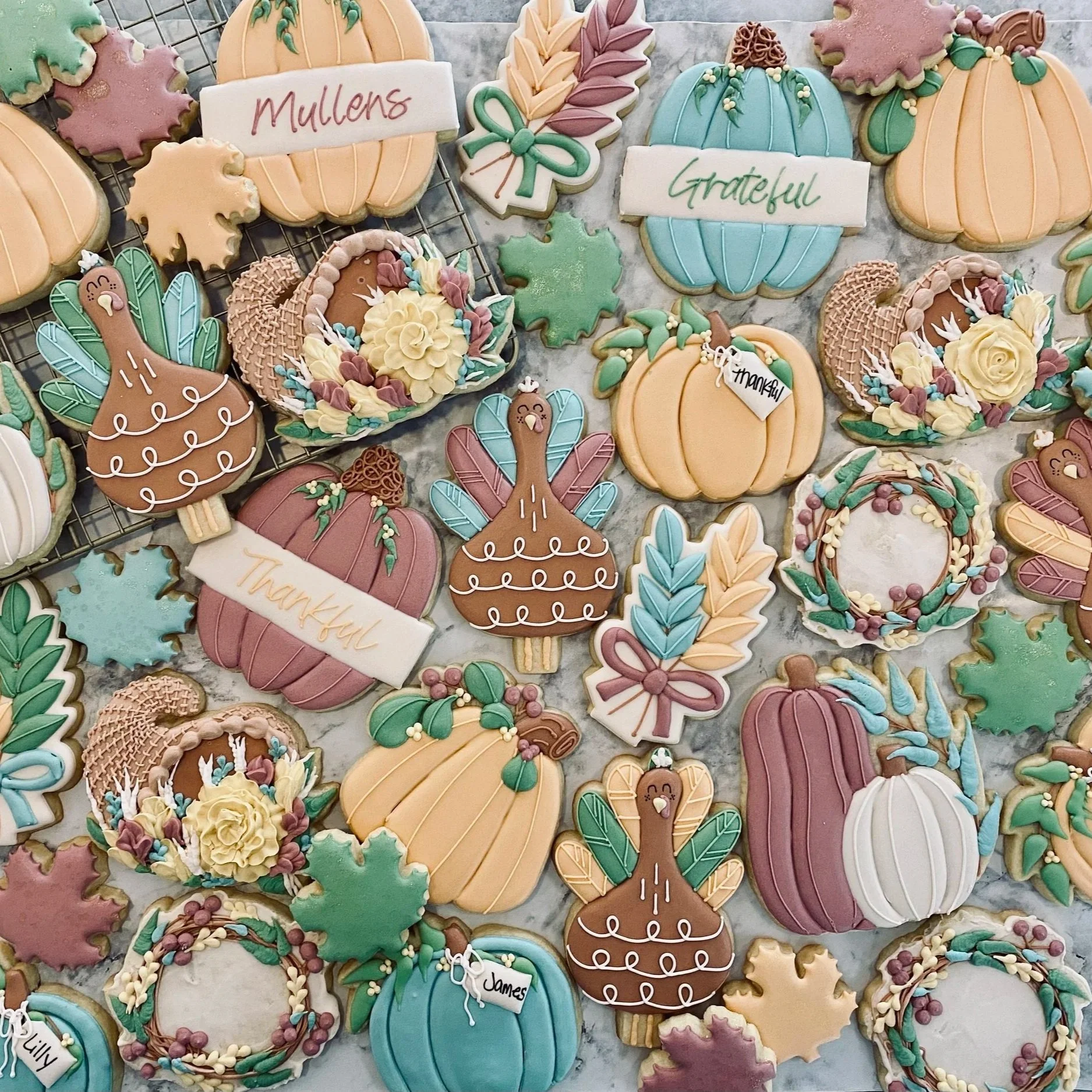 Thanksgiving 2025 Sugar Cookies