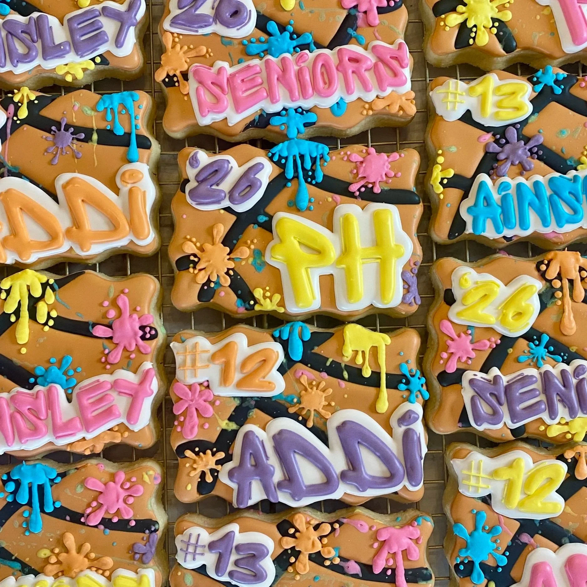 Basketball Senior Night Sugar Cookies