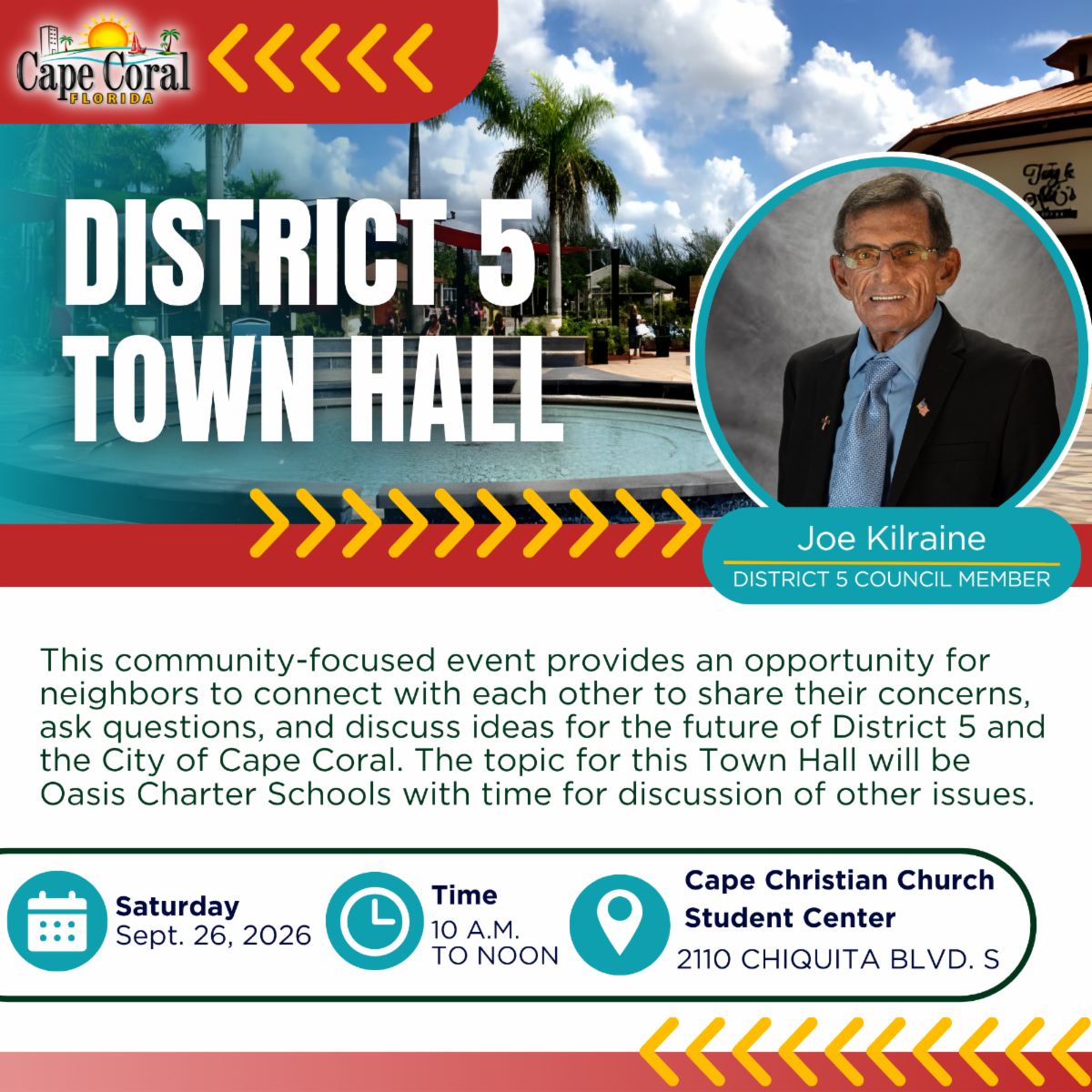 District 5 Town Hall 