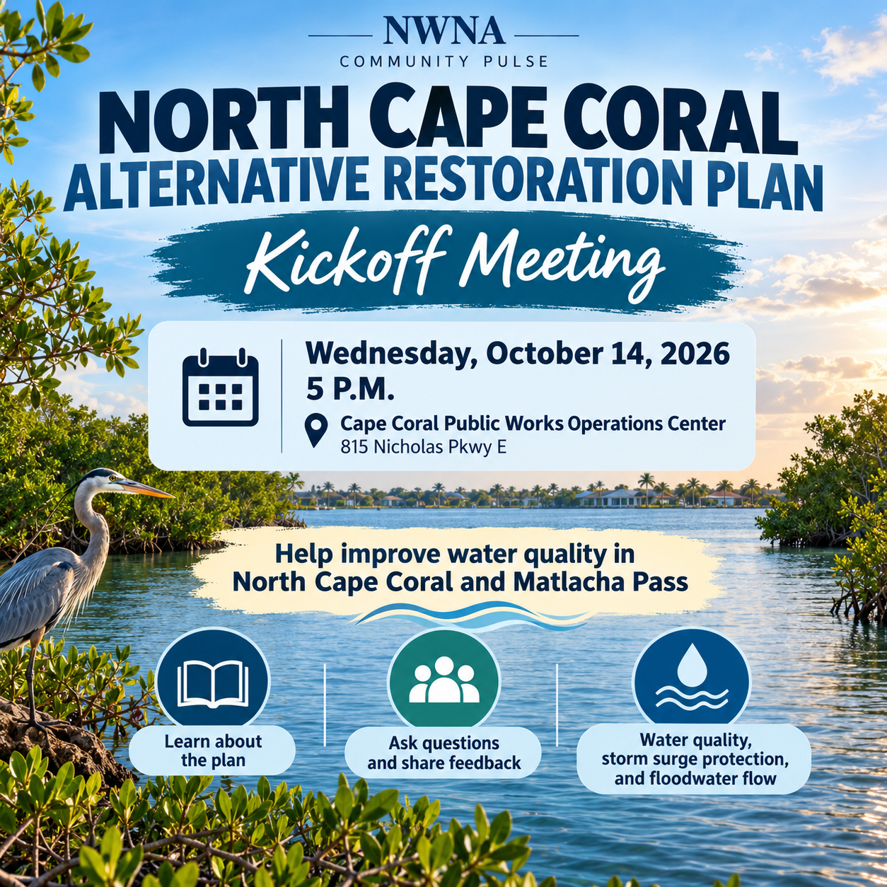 North Cape Coral Alternative Restoration Plan