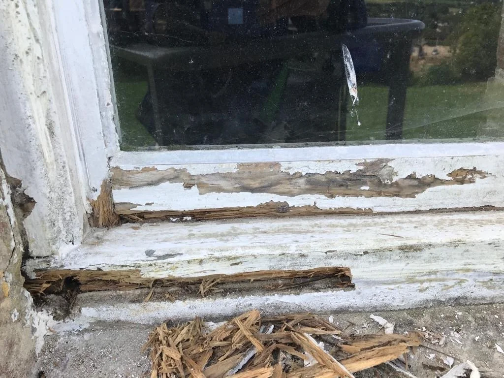 Door Frame Repair - Before