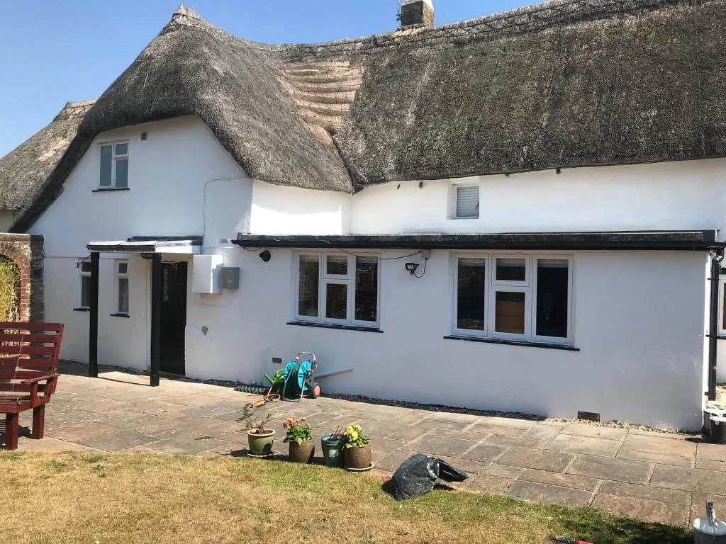 Thatched Roof House - After
