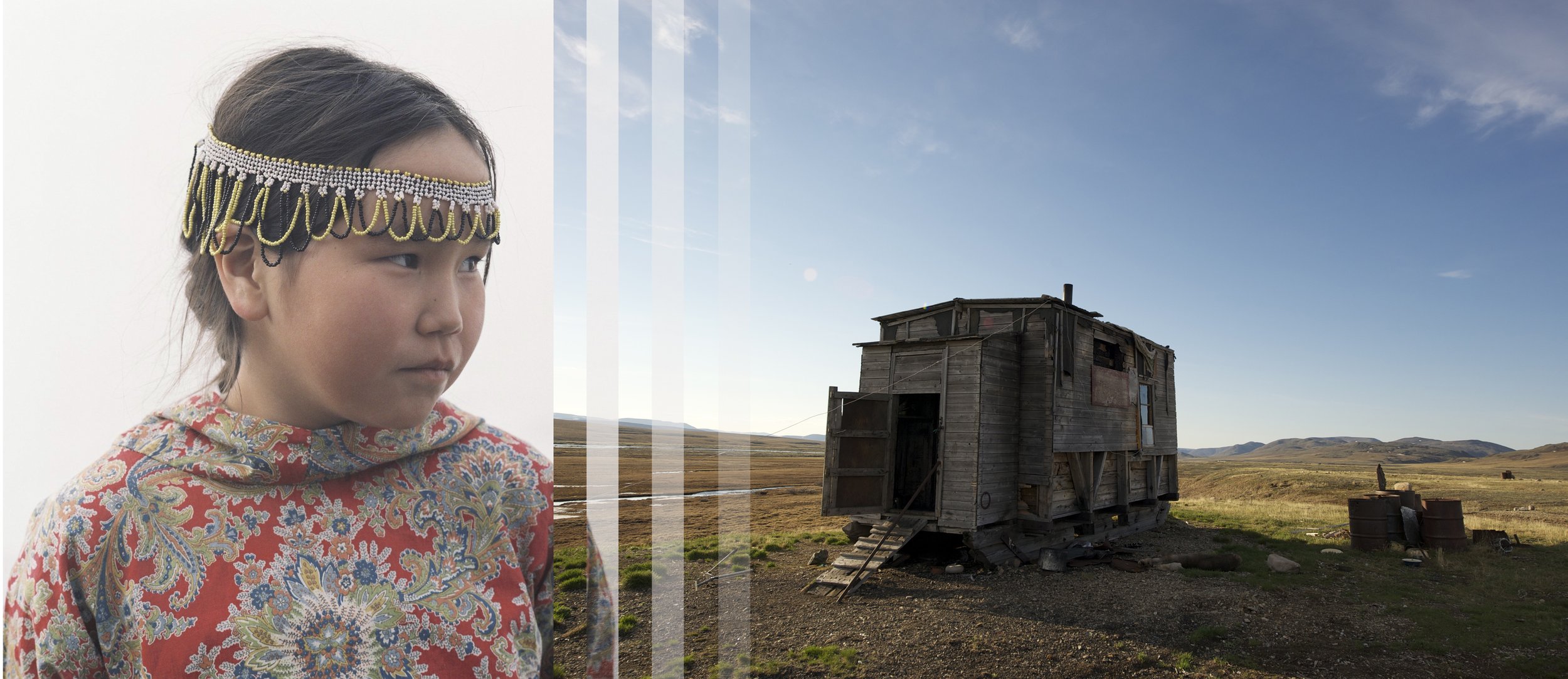 Chukotka Culture – Days after arriving in Enmelen, schoolchildren performed in traditional regalia. Chukchi girls wore beaded headbands that swayed elegantly as they danced. Reindeer herders here are nomadic, following herds for weeks, sleeping in hu
