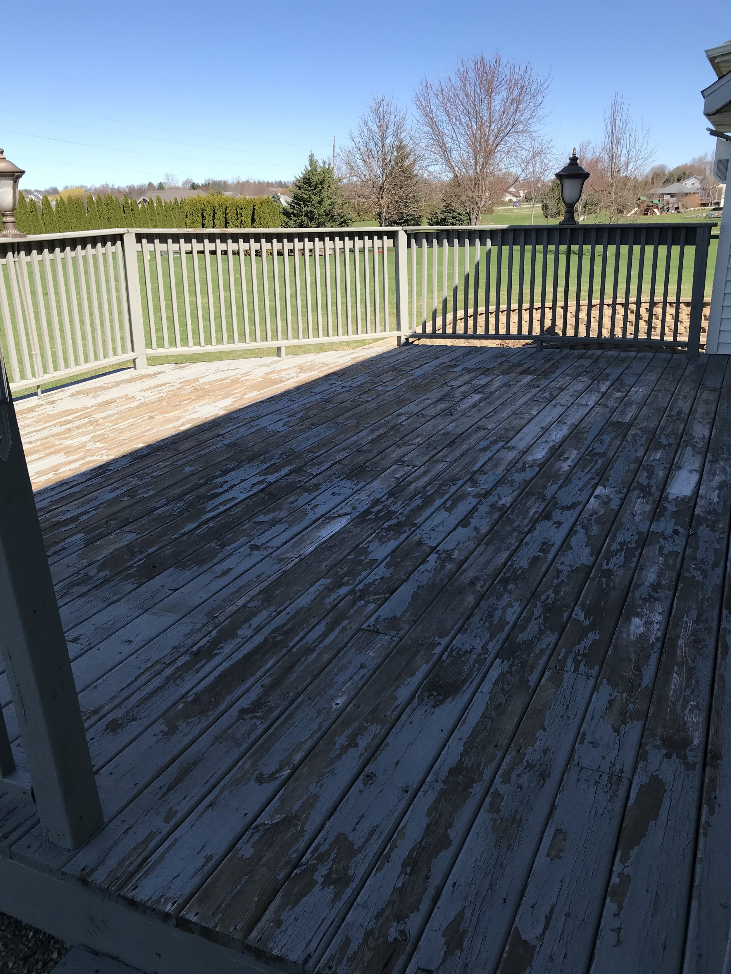 Old Deck to be Replaced