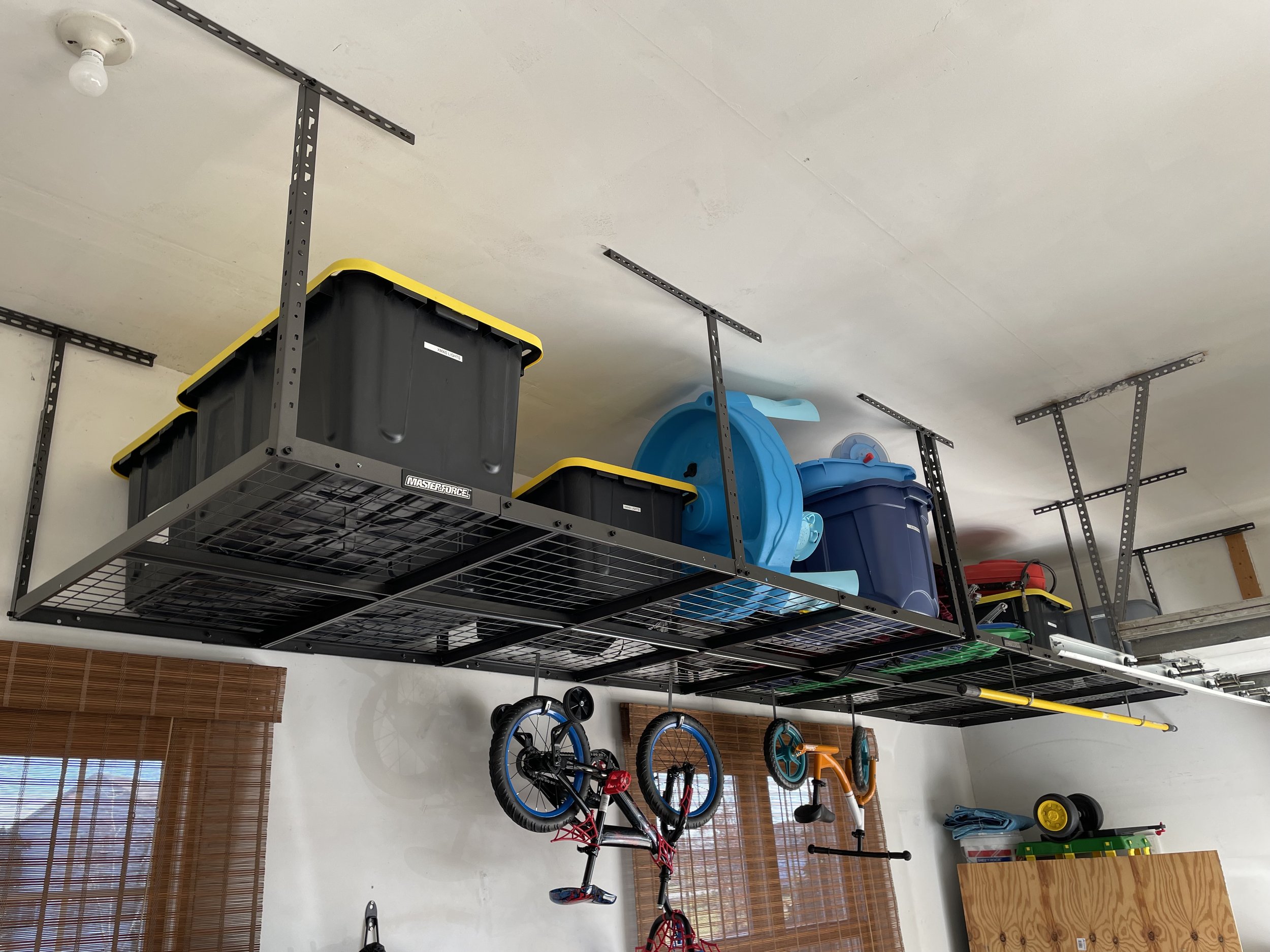 Garage Storage Rack Install