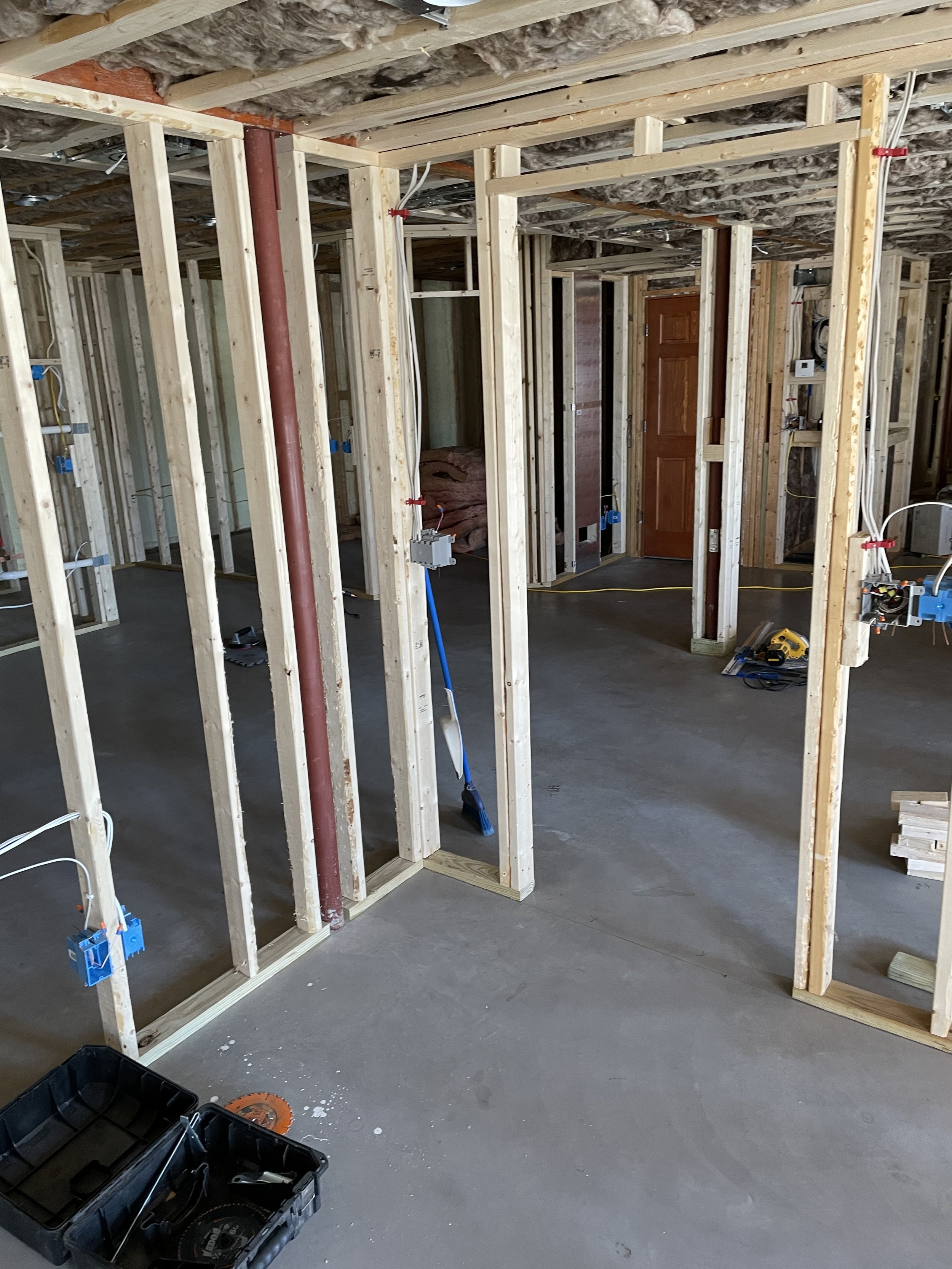 Basement Finish - Framing & Wiring