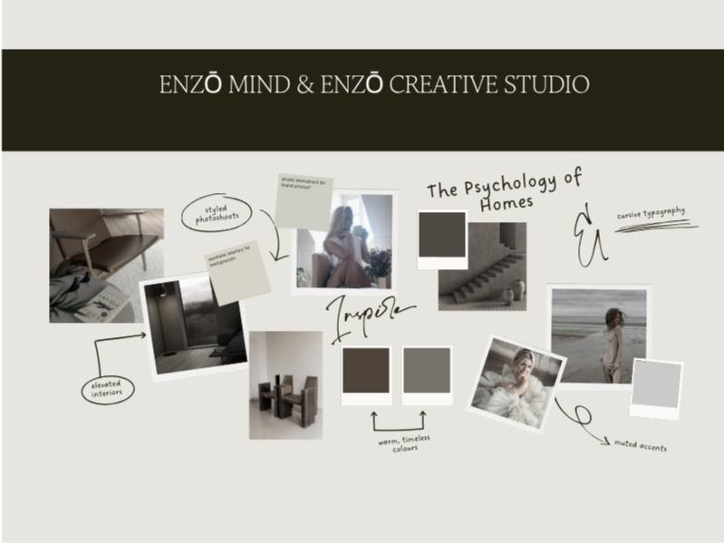 Foredrag - Om Enzō Mind & Enzō Creative Studio, samt The Psychology of Homes™