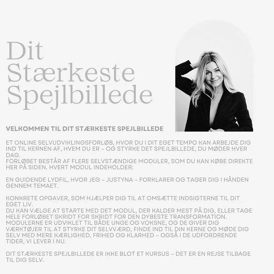 Dit stærkeste spejlbillede, MODUL 2 - Ryd op i dit liv og skab plads til det liv, du virkelig ønsker.