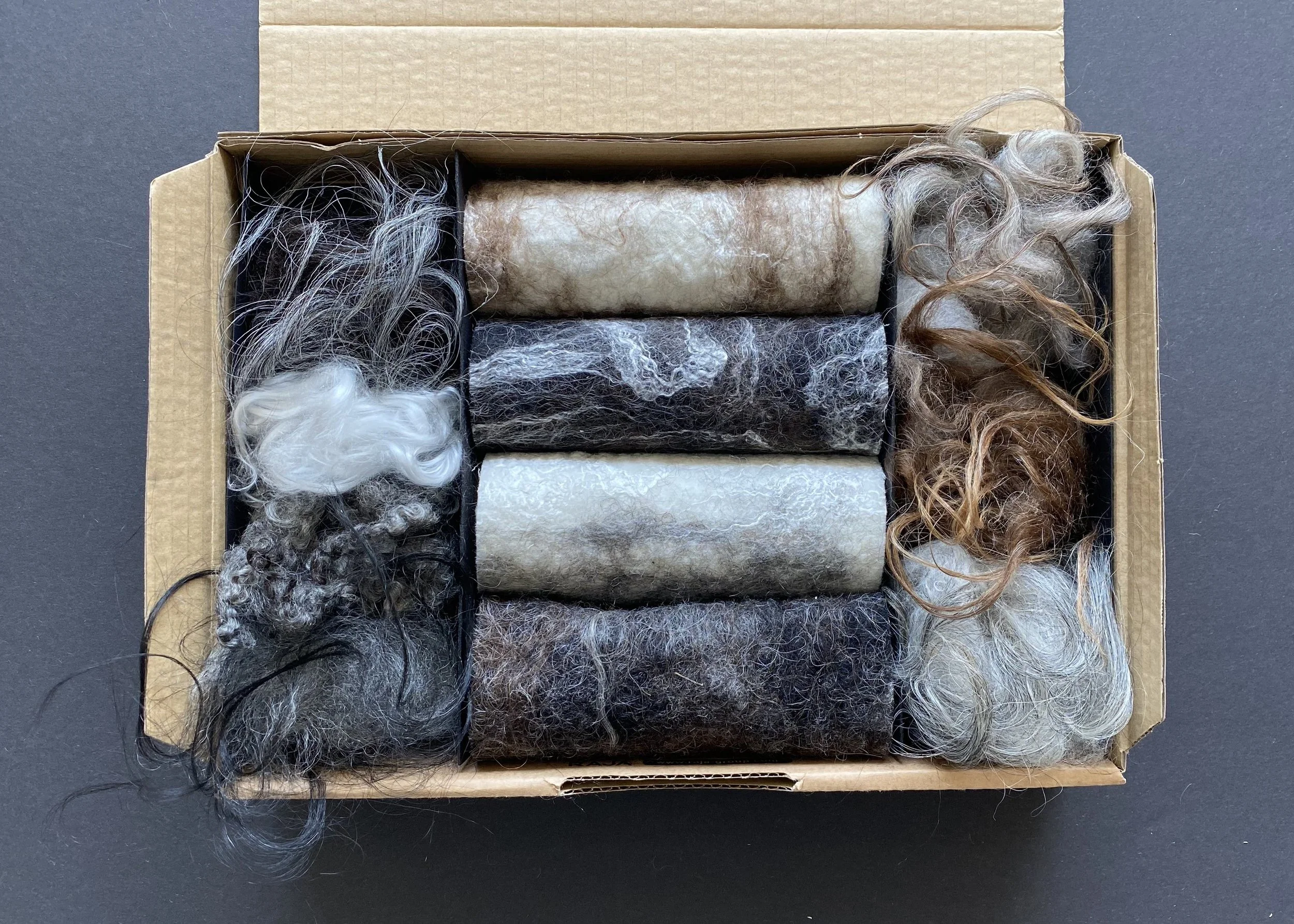 Sample box of acoustic solutions for sound absorption and soundproofing